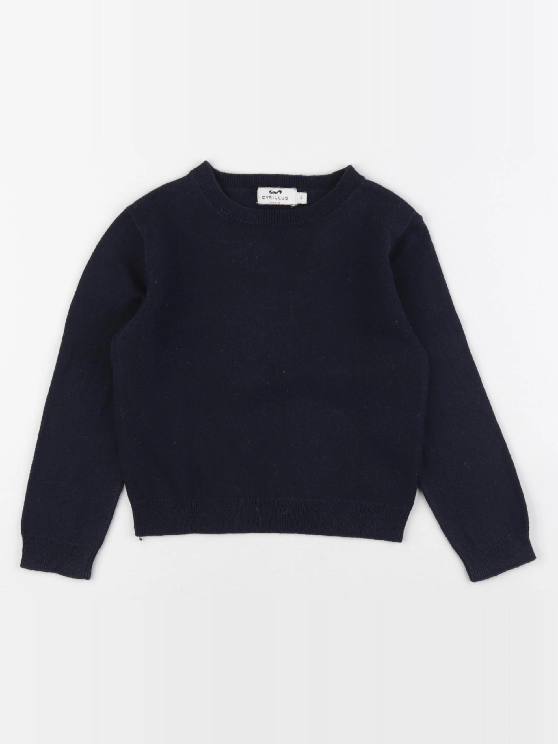 Cyrillus - pull bleu - 3 ans