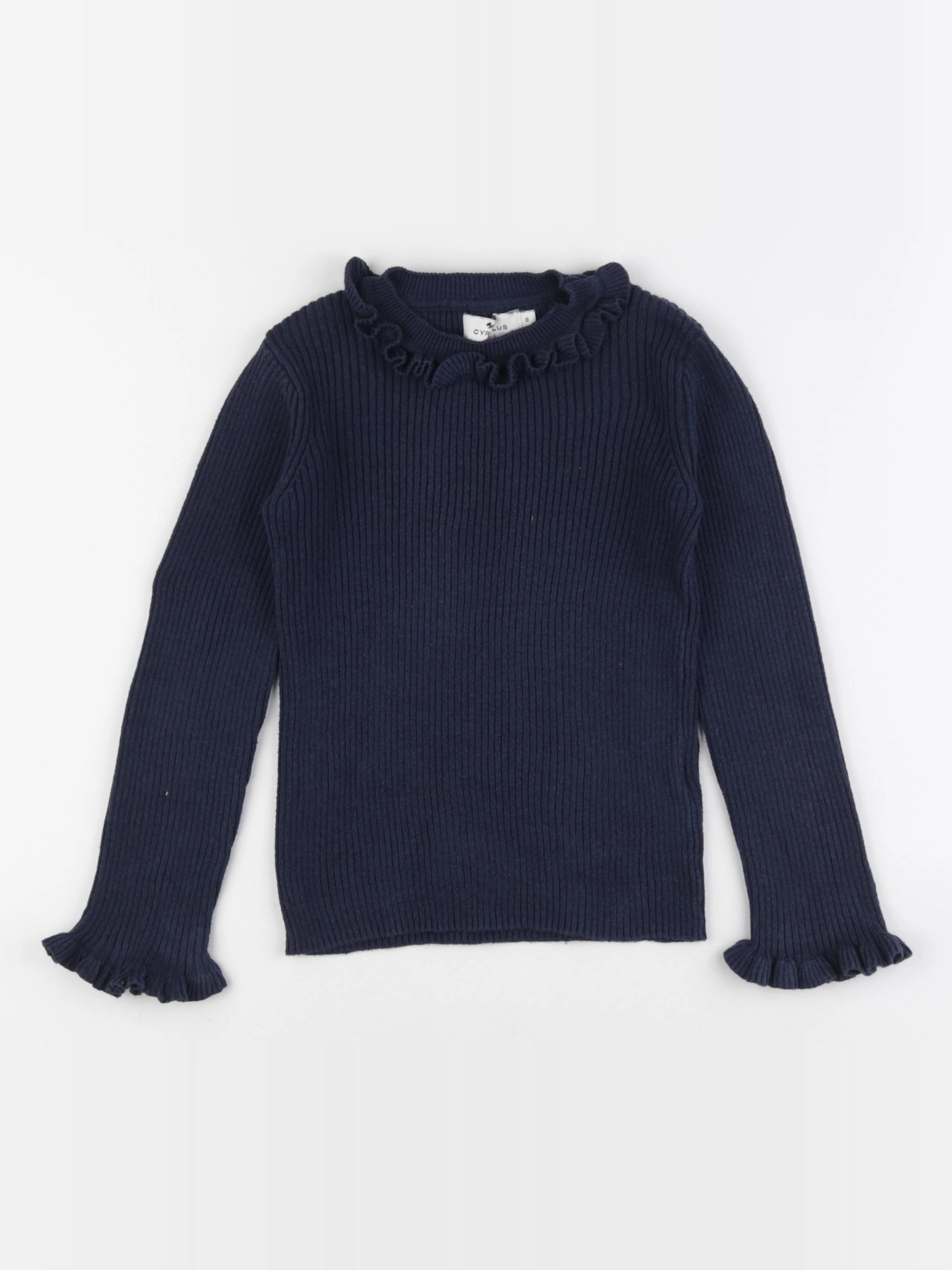 Cyrillus - pull bleu - 6 ans