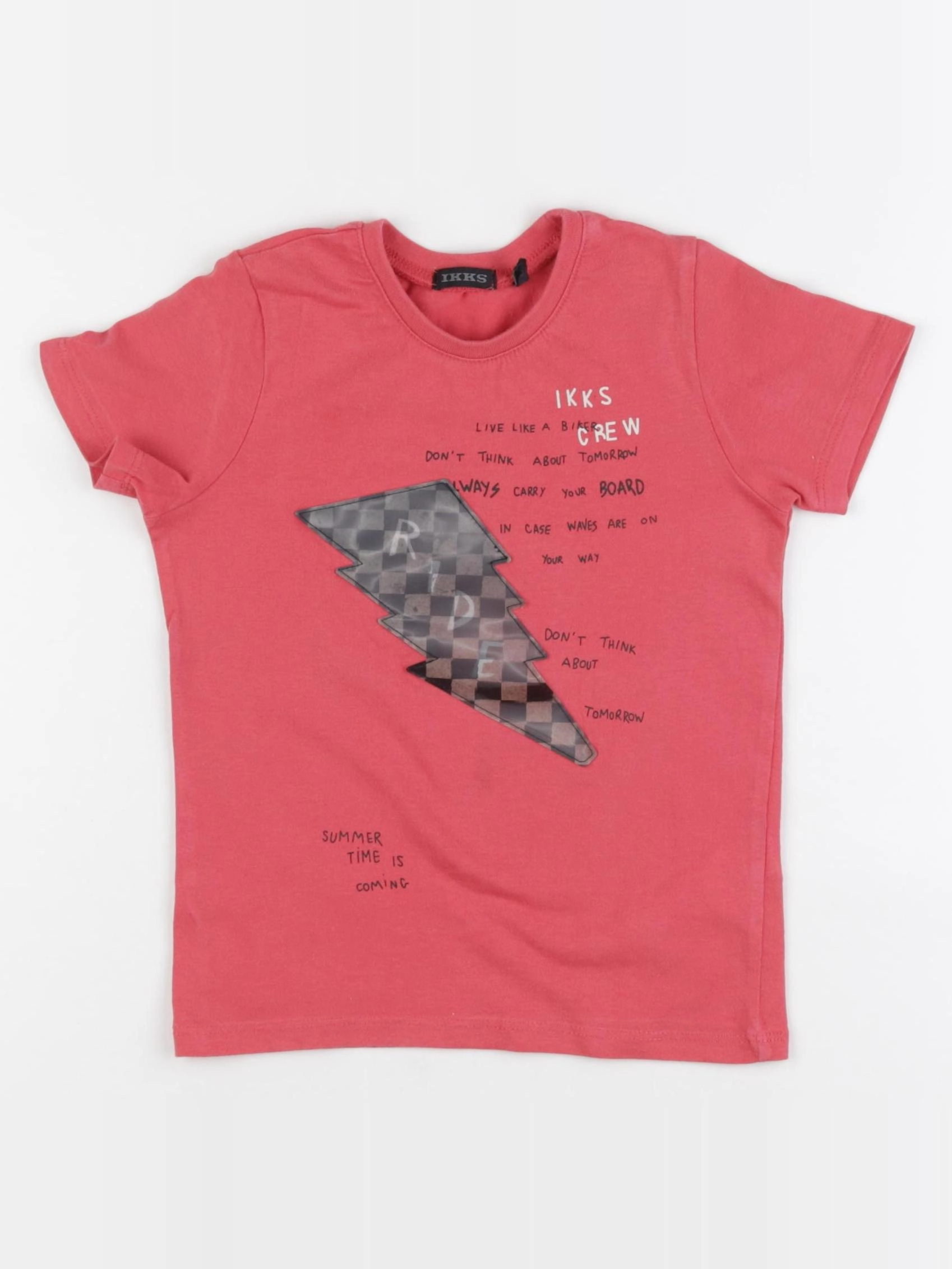 IKKS - tee-shirt rouge - 3 ans