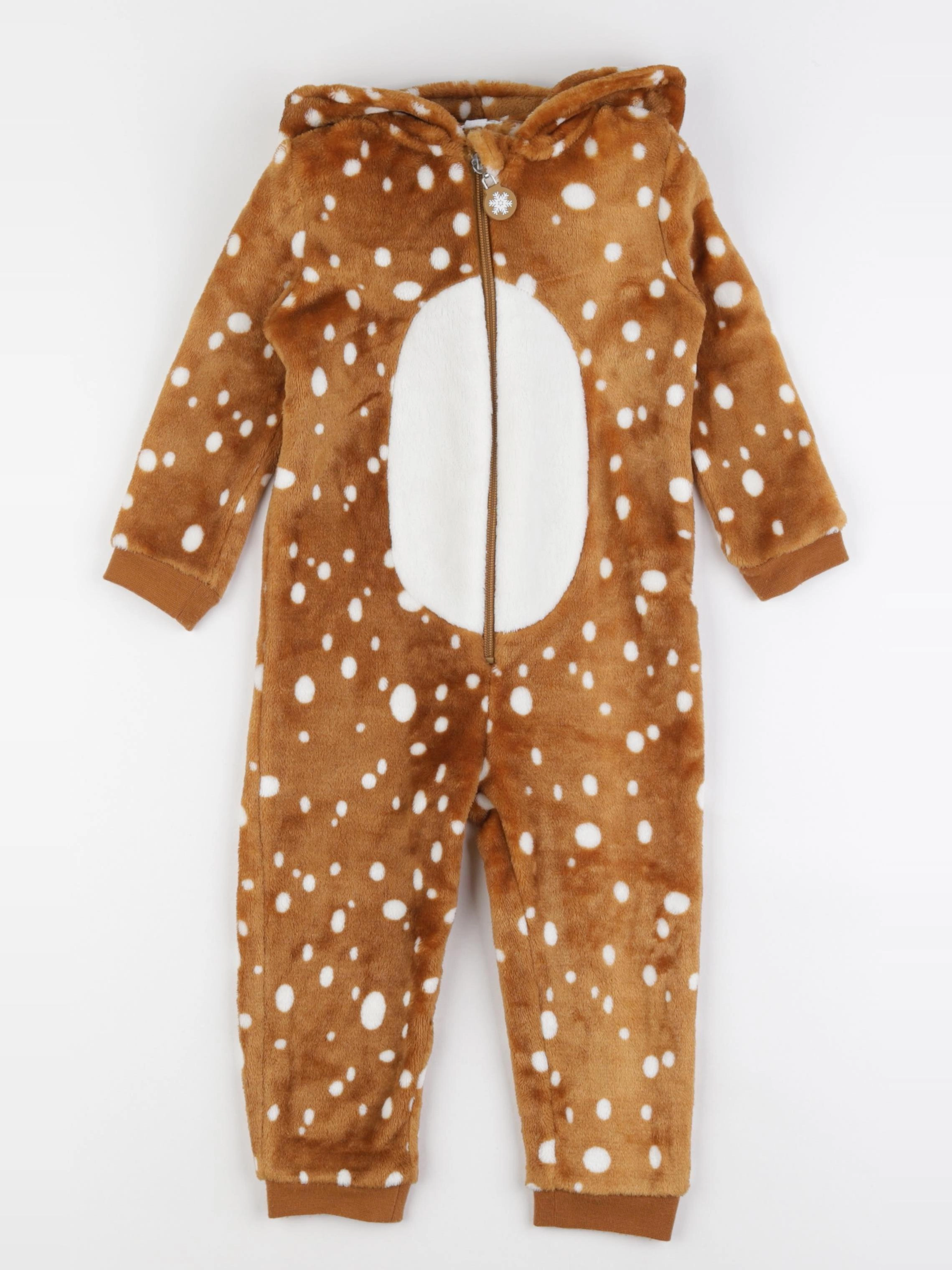 Vertbaudet - sur-pyjama marron - 3 ans