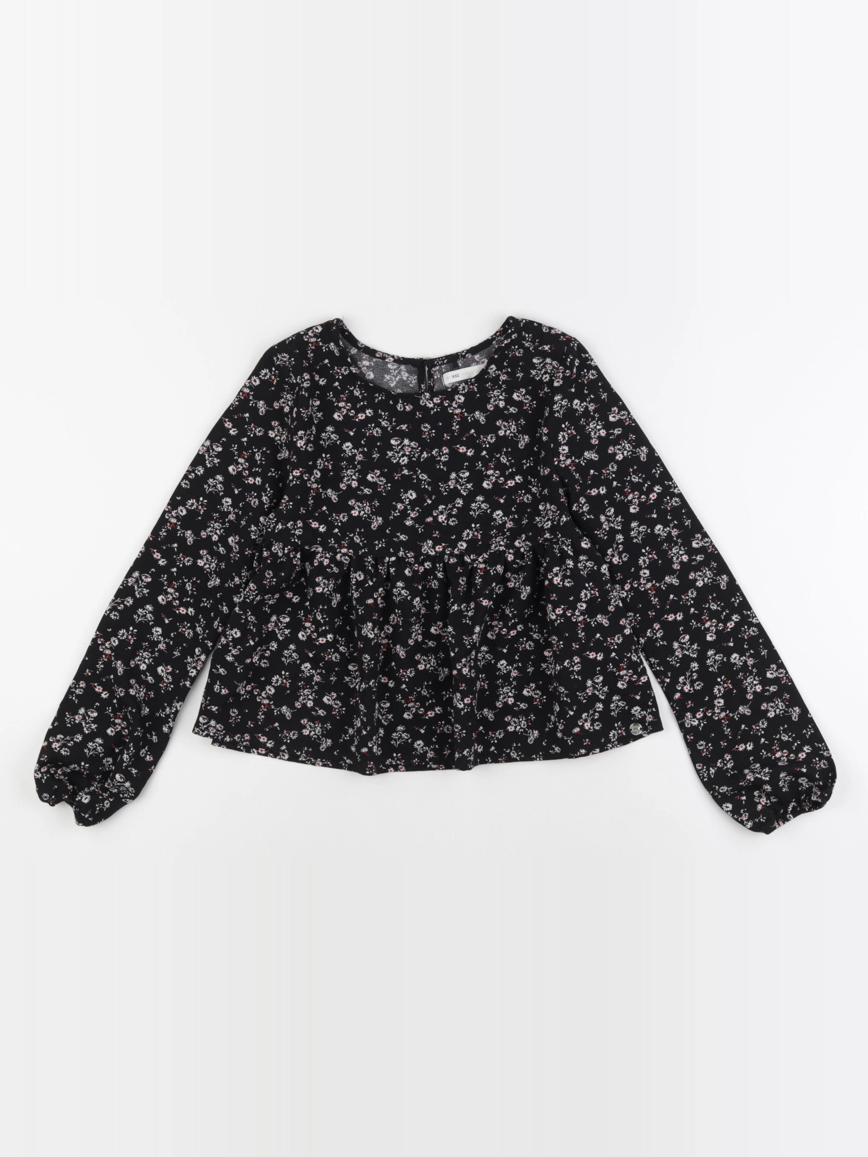 IKKS - blouse noir - 10 ans