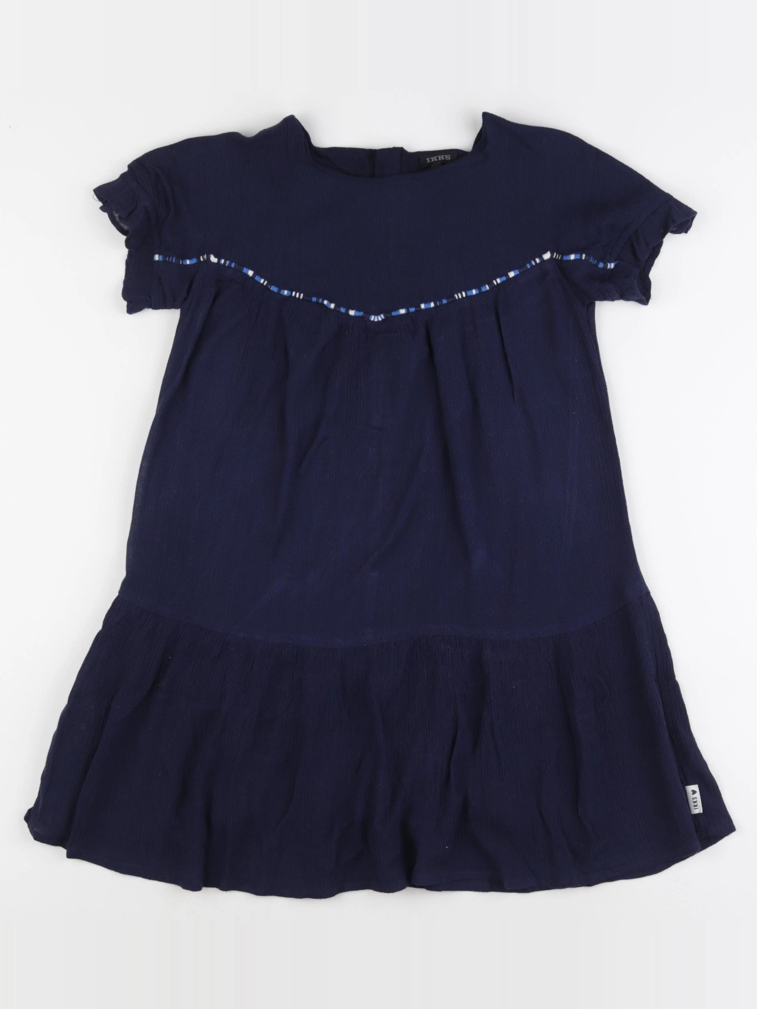 IKKS - robe bleu - 8 ans