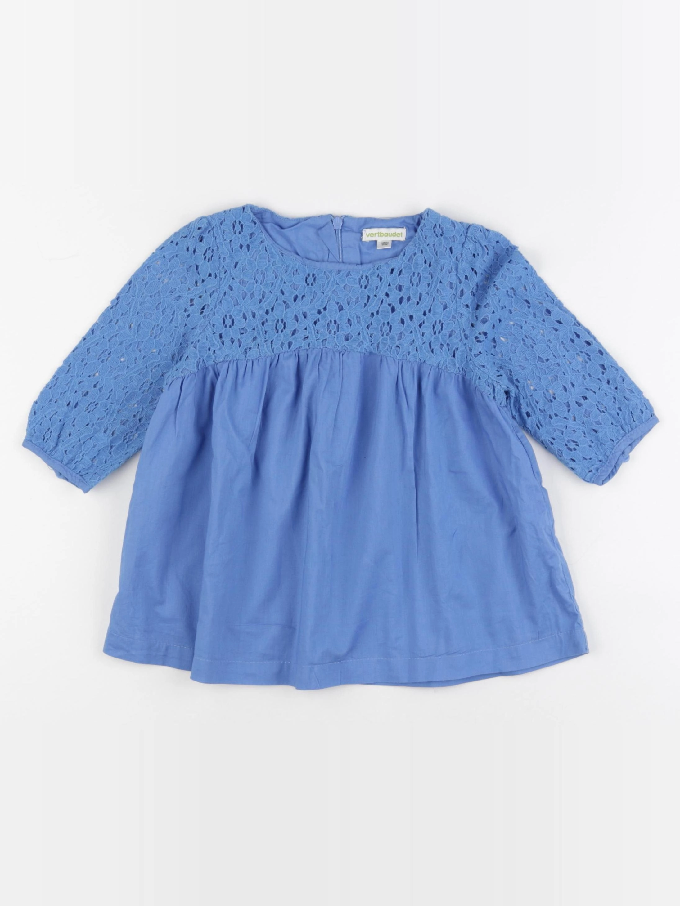 Vertbaudet - blouse bleu - 5 ans