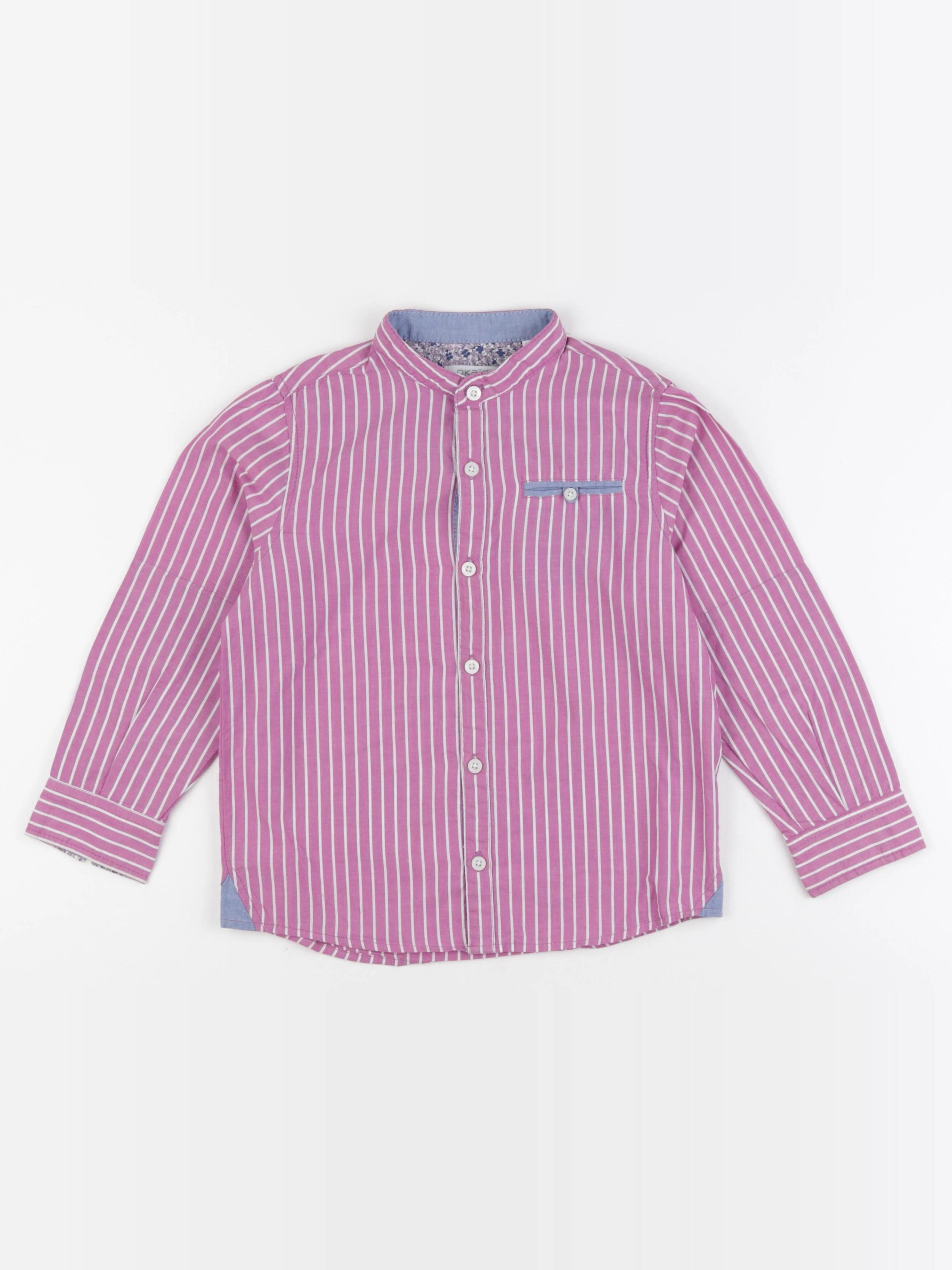 Okaidi - chemise rose - 5 ans