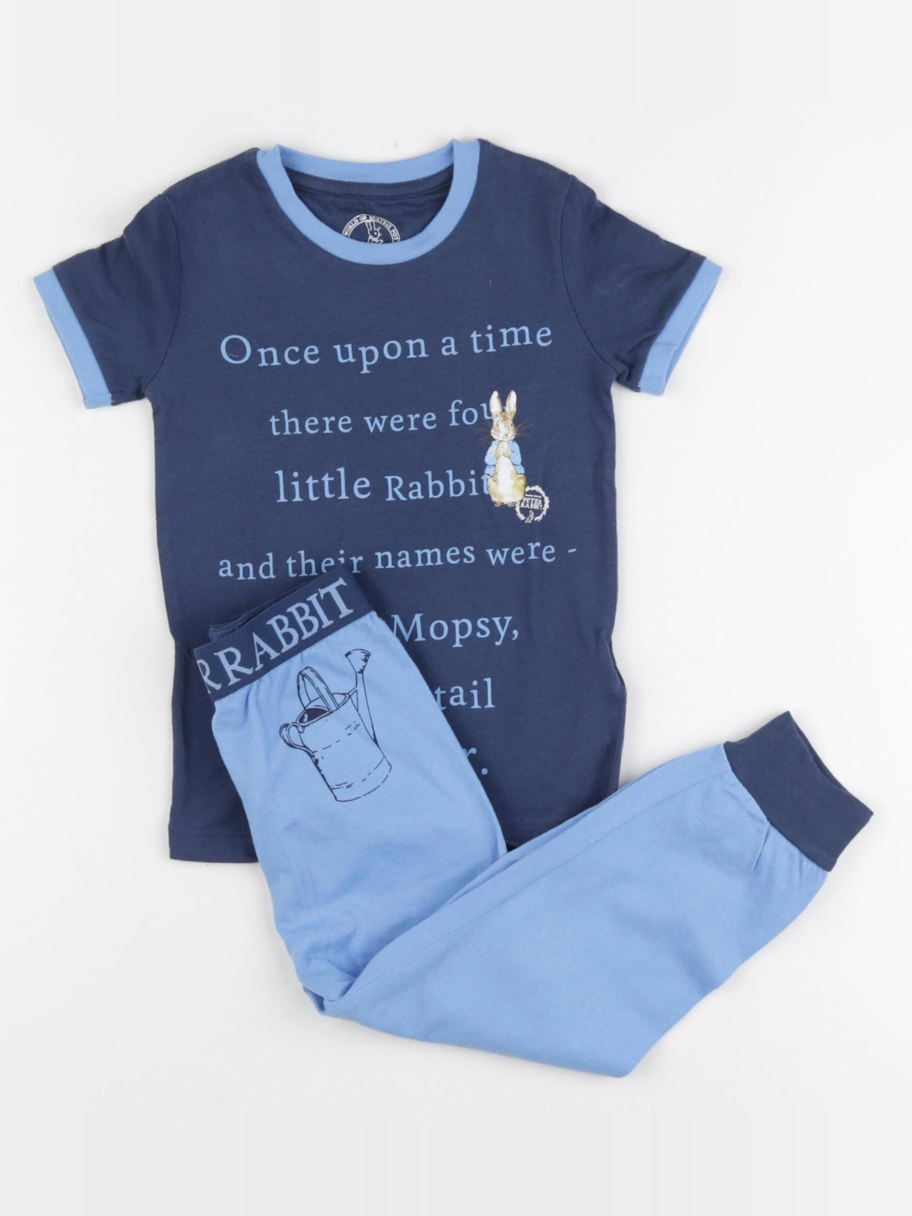 Marks & Spencer  - pyjama coton bleu - 2/3 ans