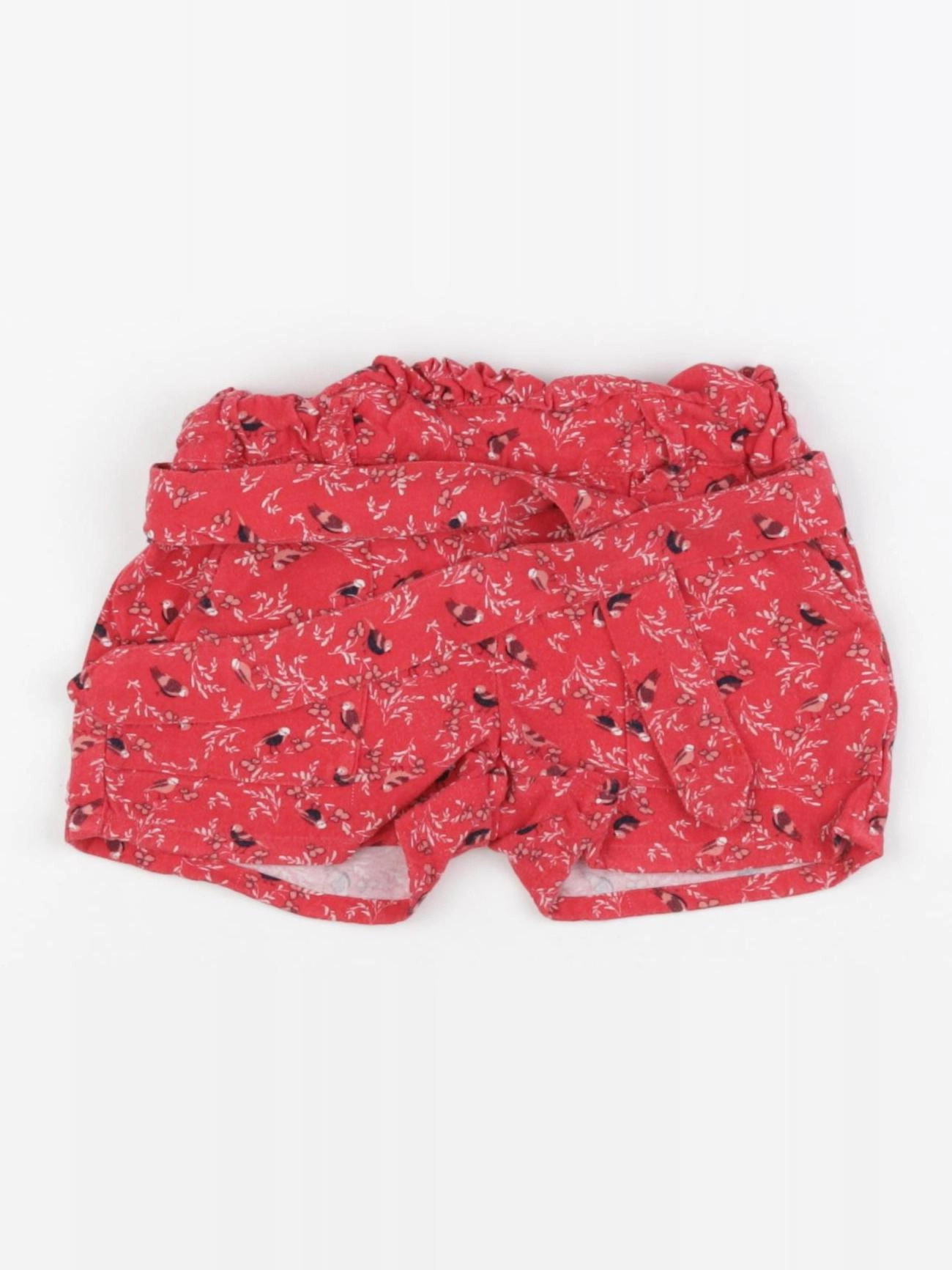 Vertbaudet - short rouge - 4 ans