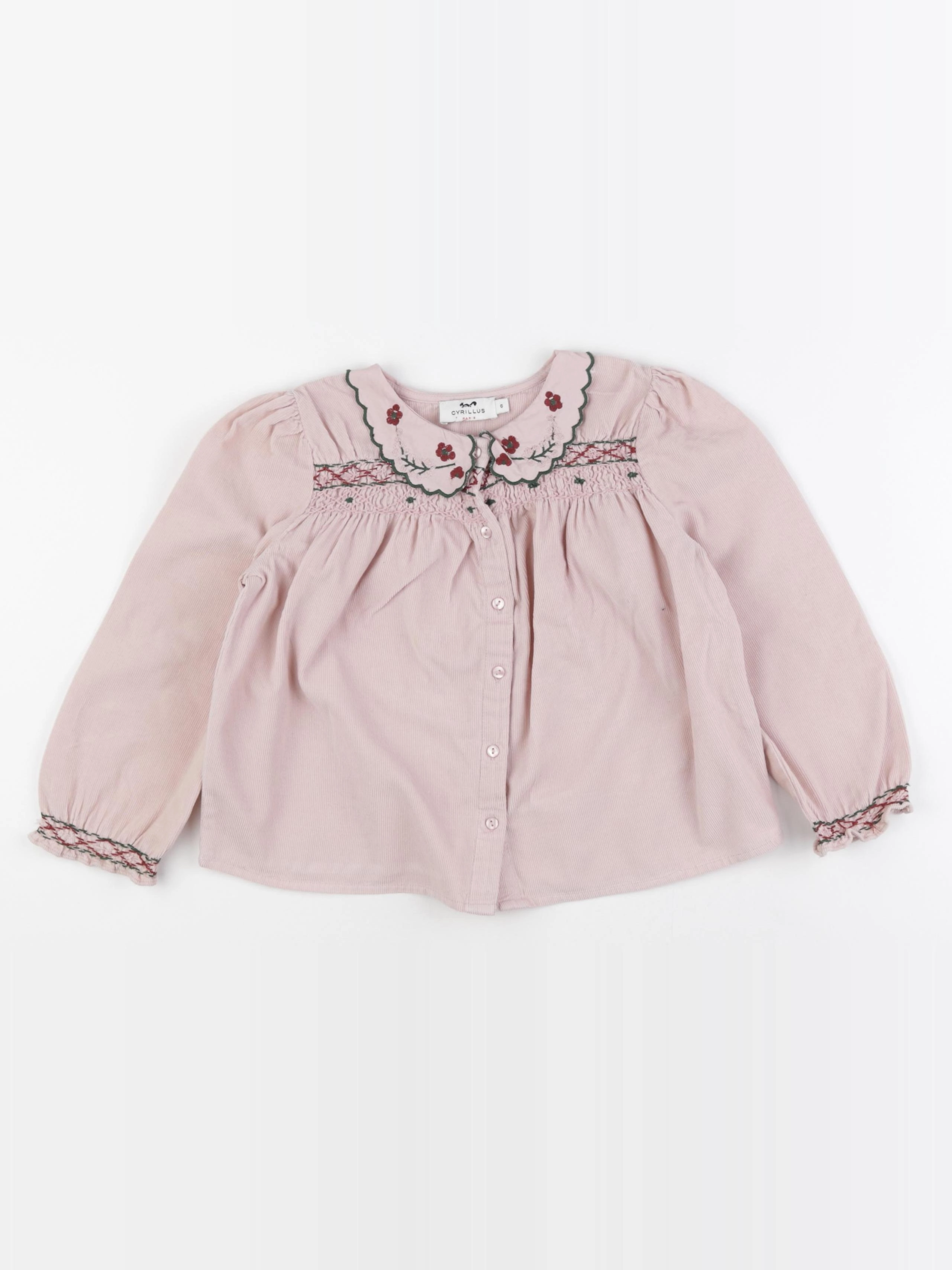 Cyrillus - blouse rose - 6 ans