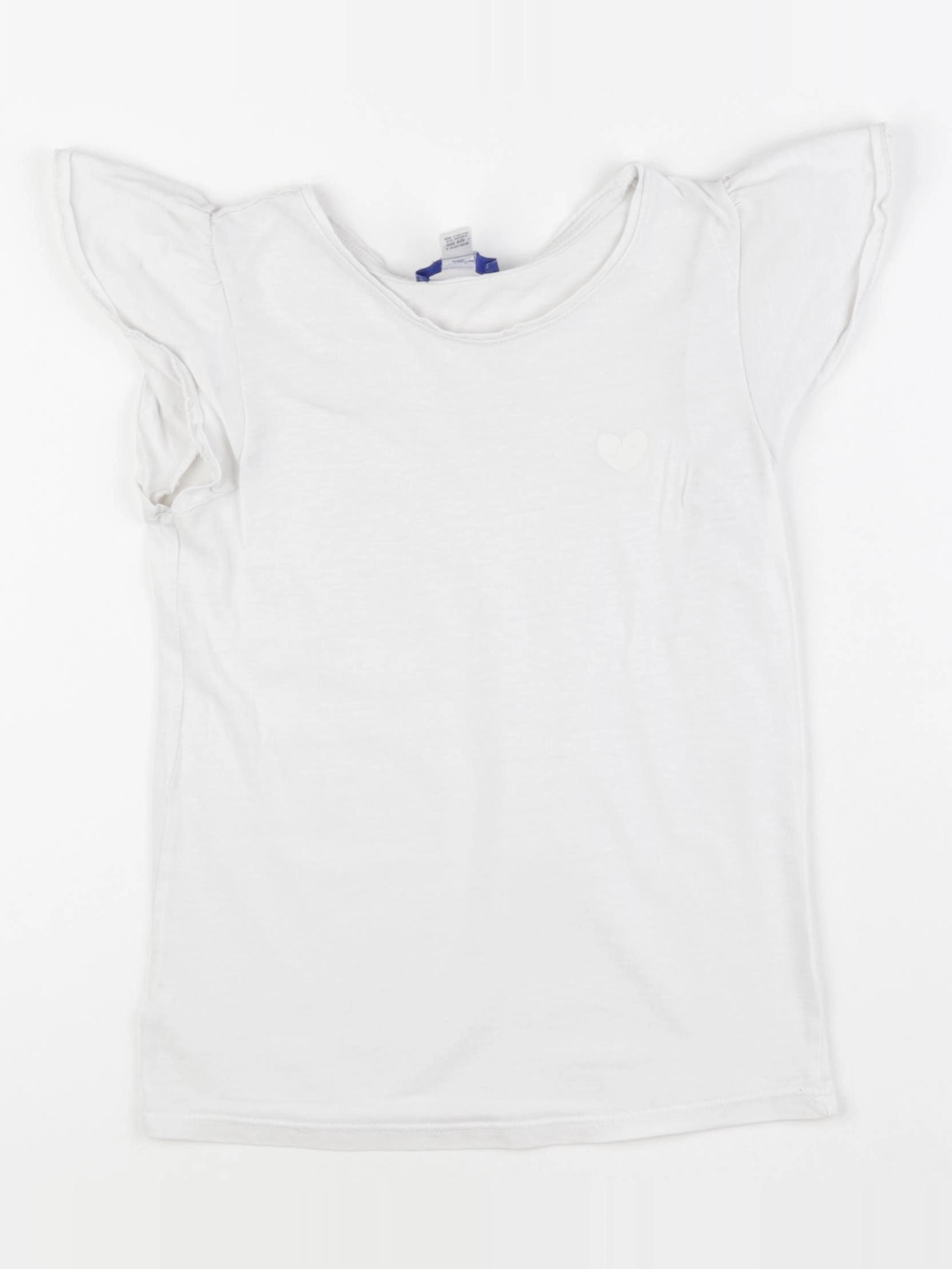 Okaidi - tee-shirt blanc - 8 ans