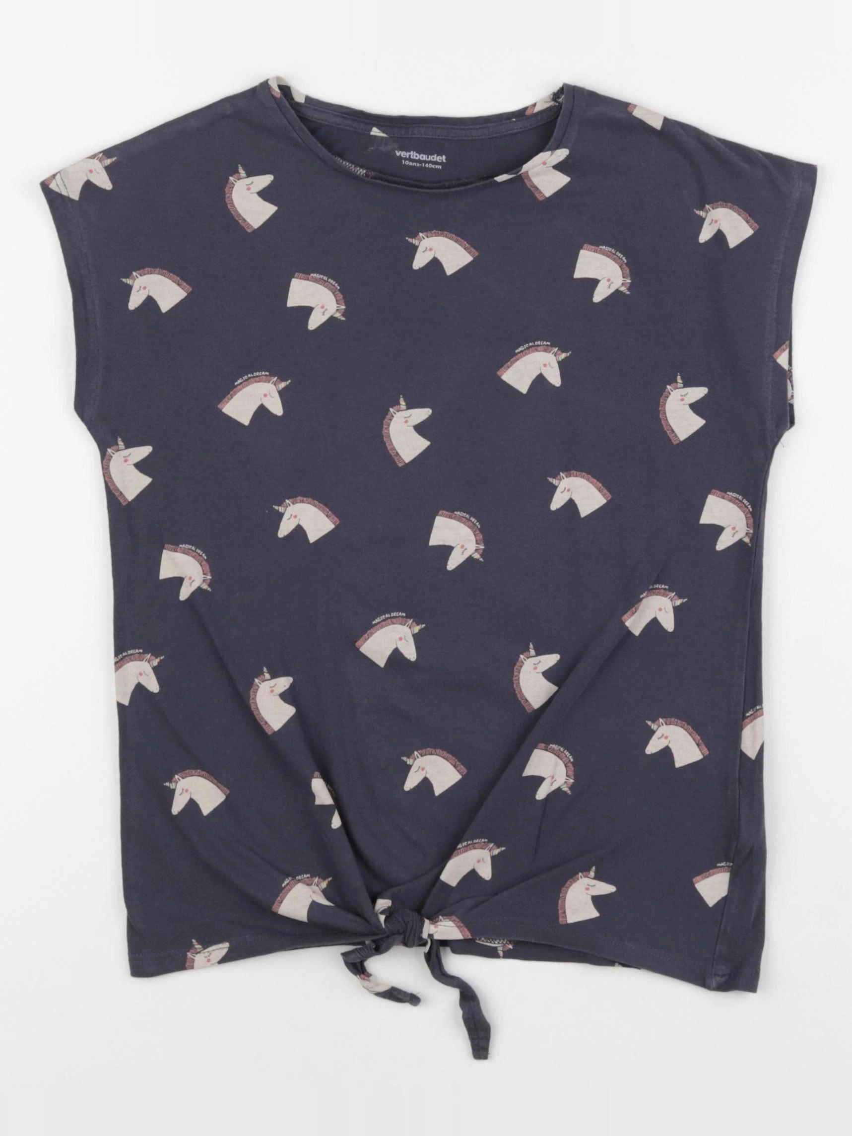 Vertbaudet - tee-shirt multicolore - 10 ans