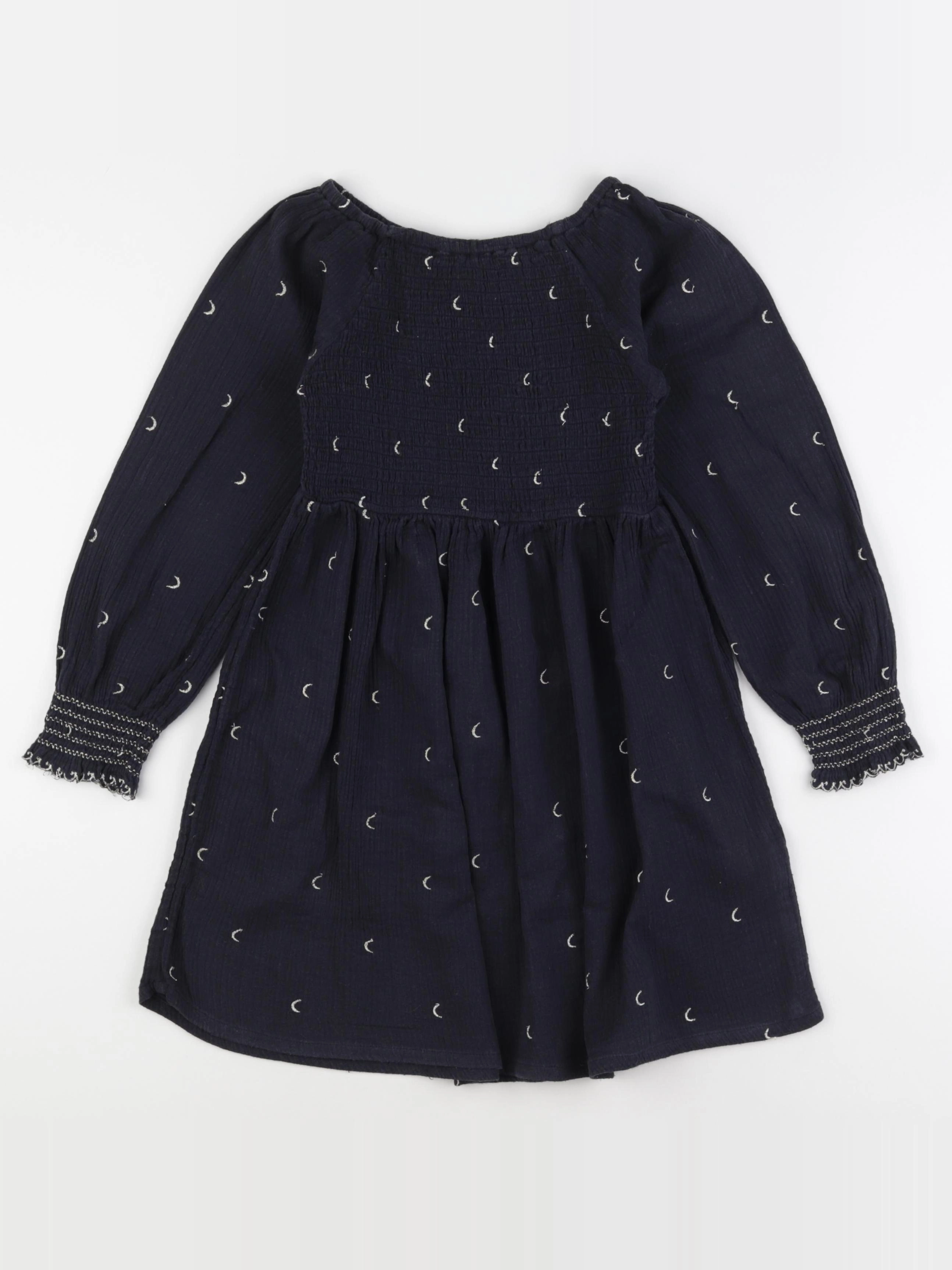 Monoprix - robe bleu - 8 ans