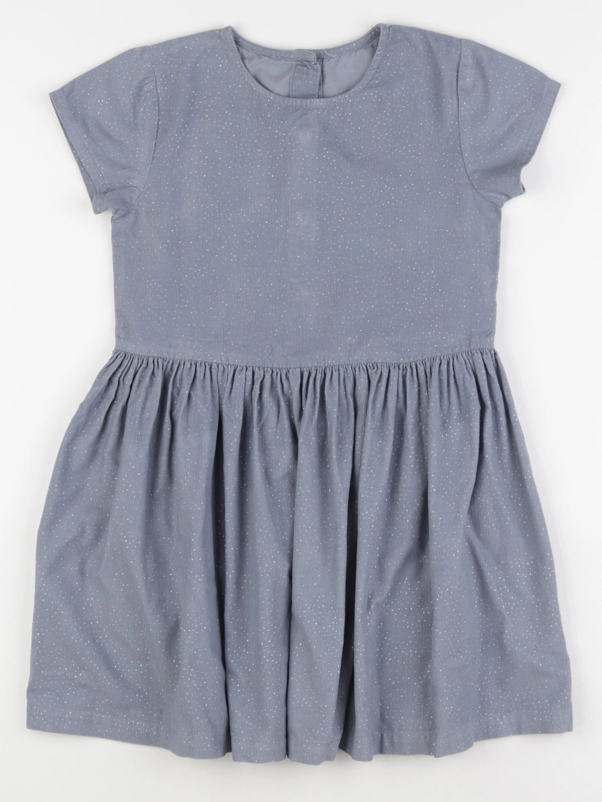 Monoprix - robe bleu, argent - 8 ans