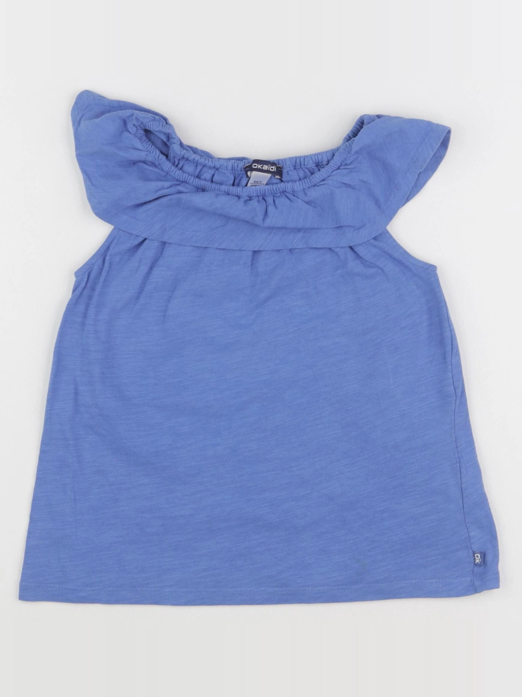 Okaidi - tee-shirt bleu - 6 ans