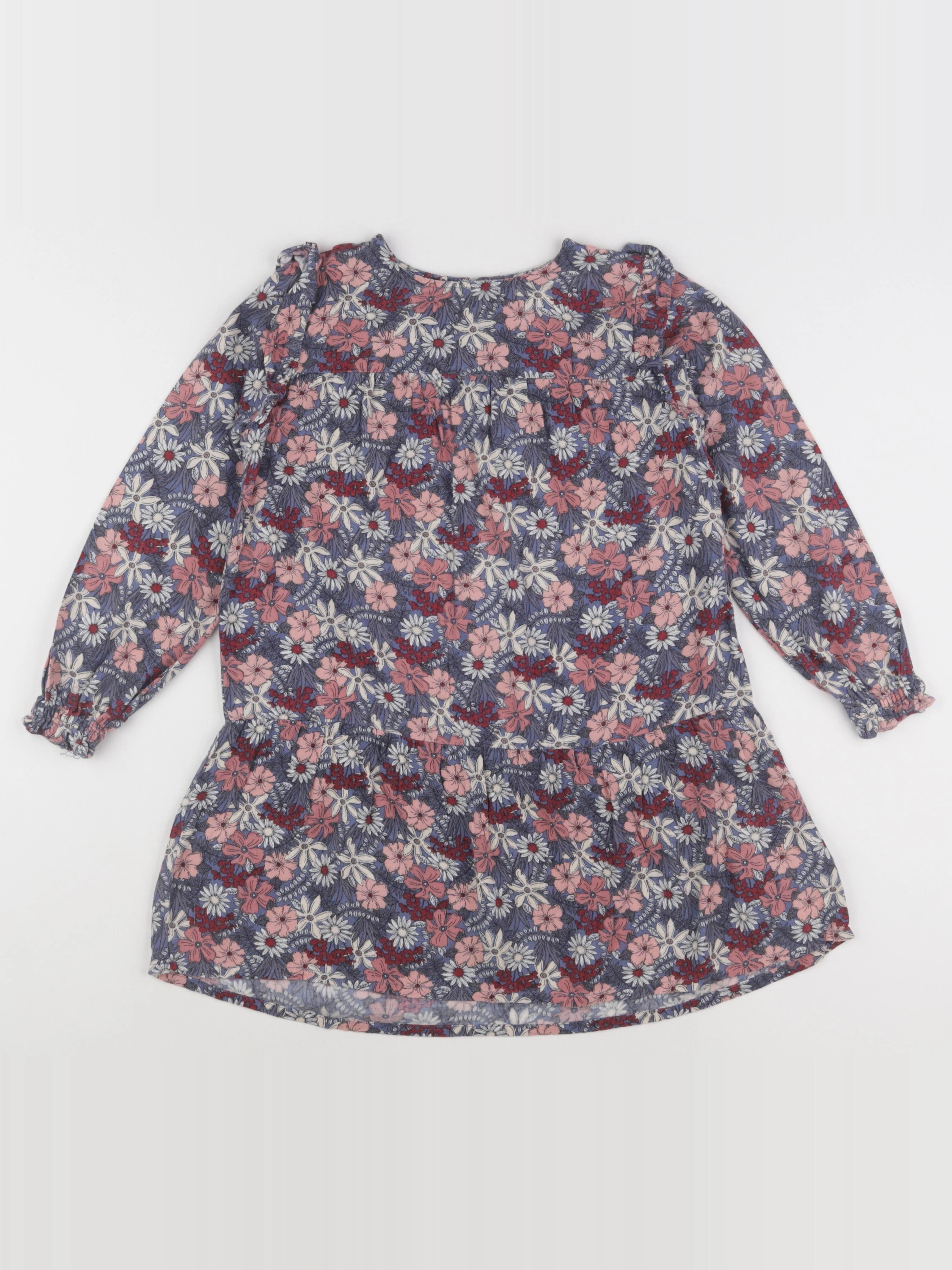 Vertbaudet - robe multicolore - 8 ans
