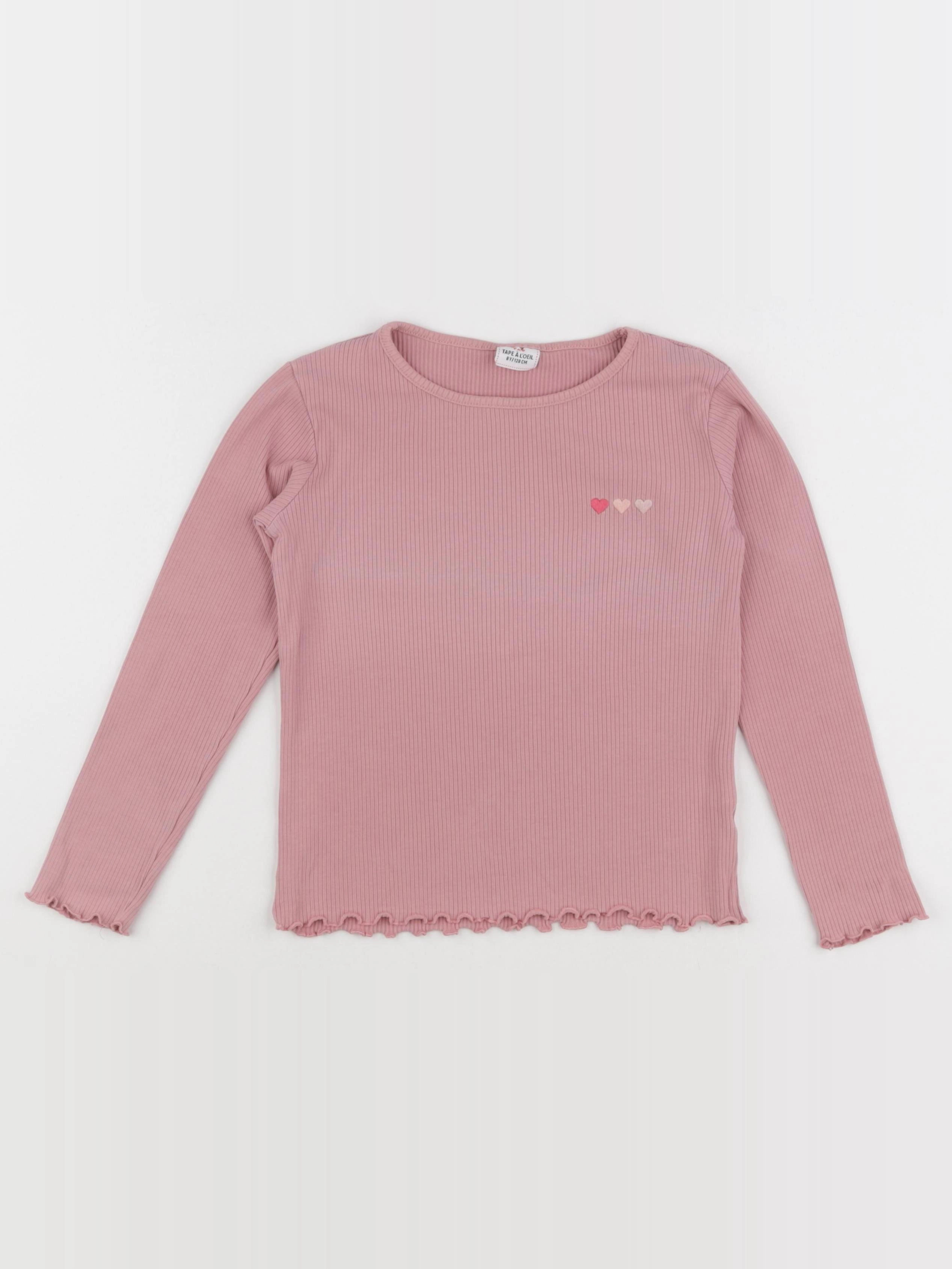 Tape à l'oeil - tee-shirt rose - 8 ans