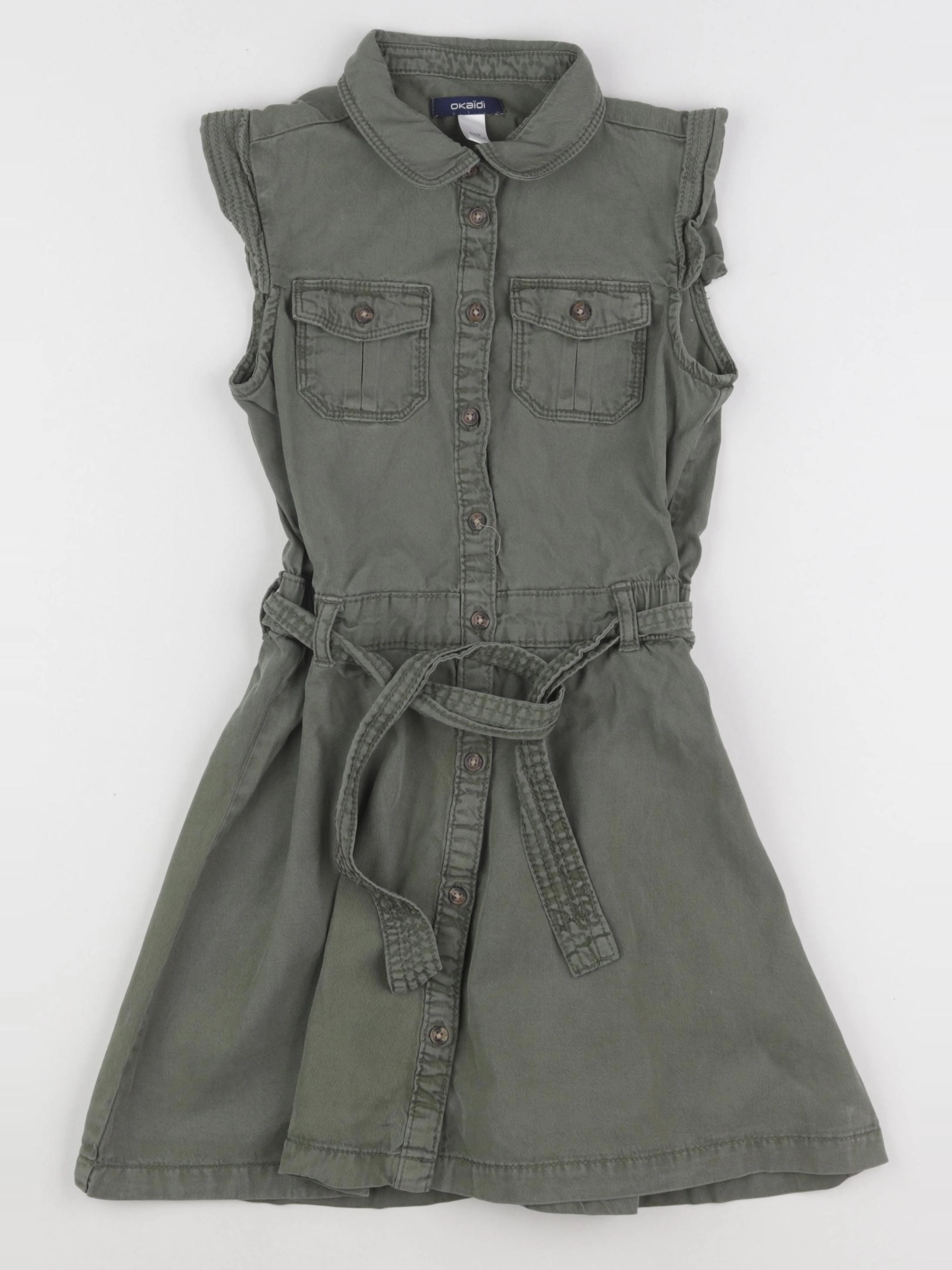 Okaidi - robe vert - 8 ans