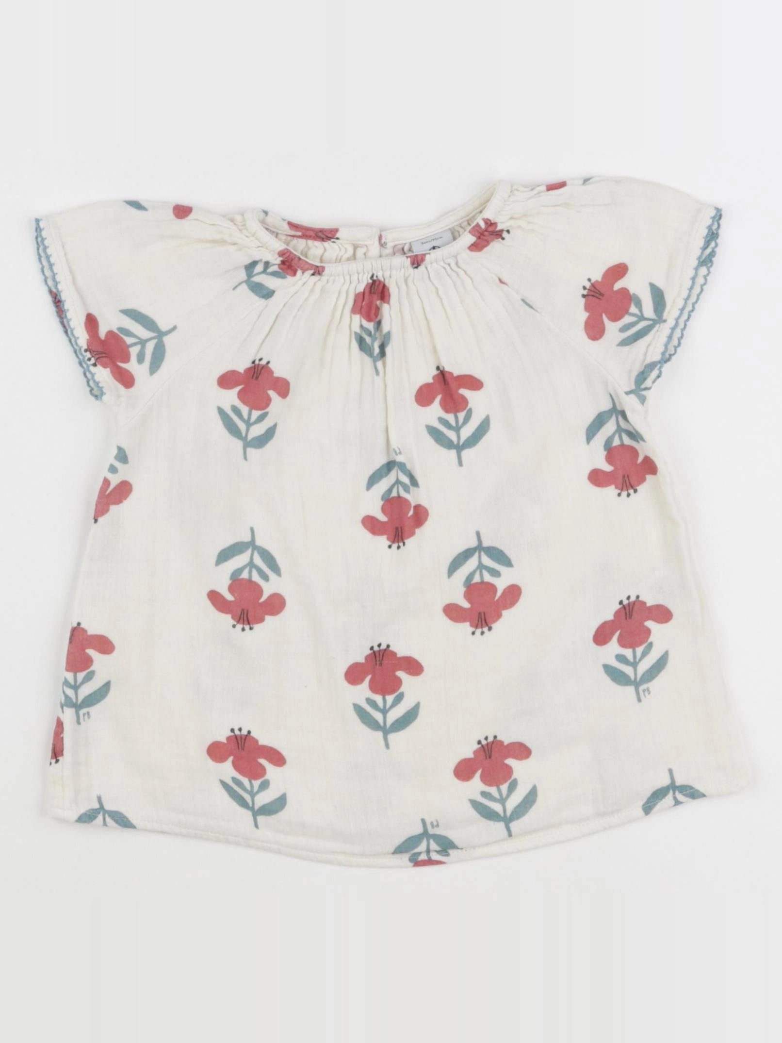 Petit Bateau - blouse beige - 3 ans