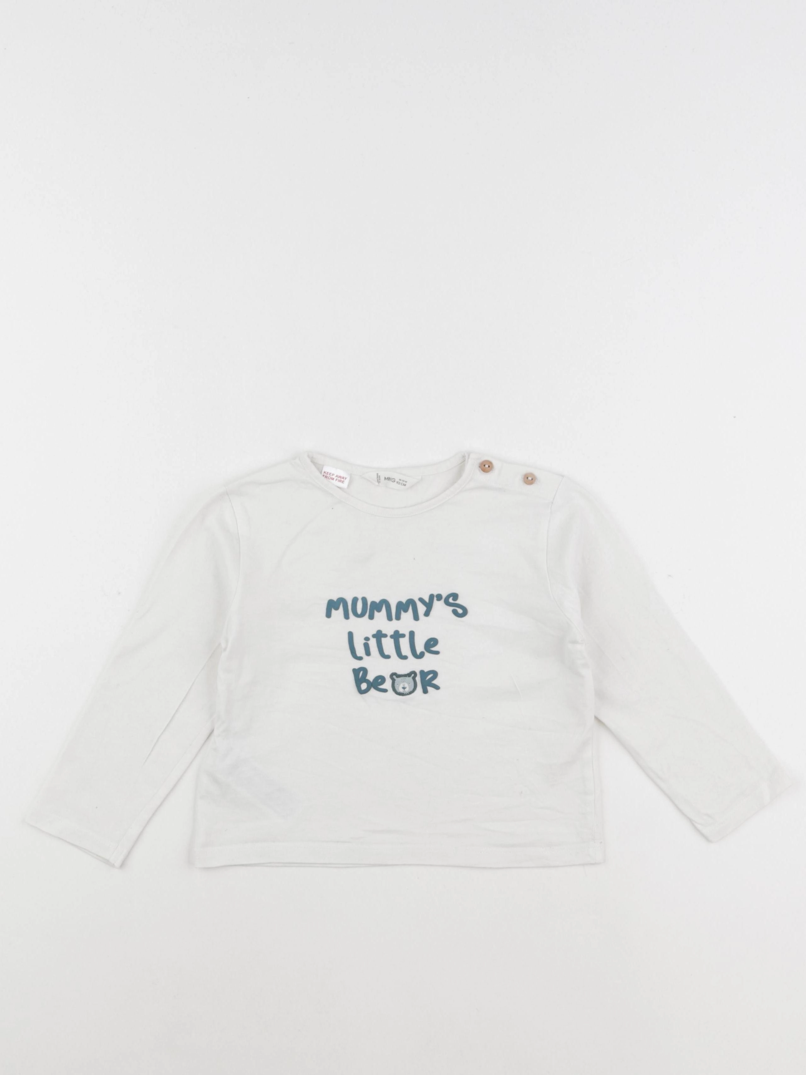 Mango - tee-shirt blanc - 18/24 mois