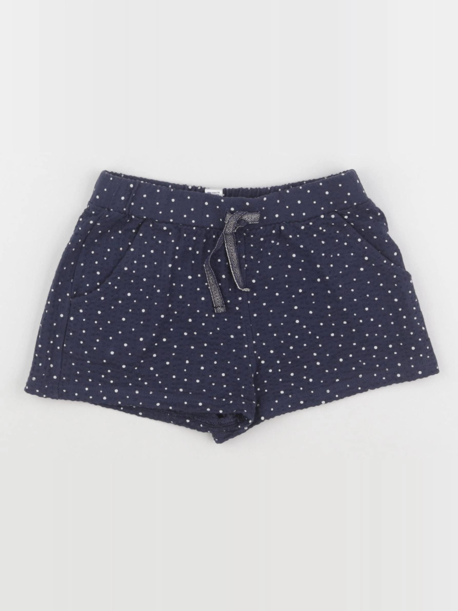 Okaidi - short bleu, or - 7 ans