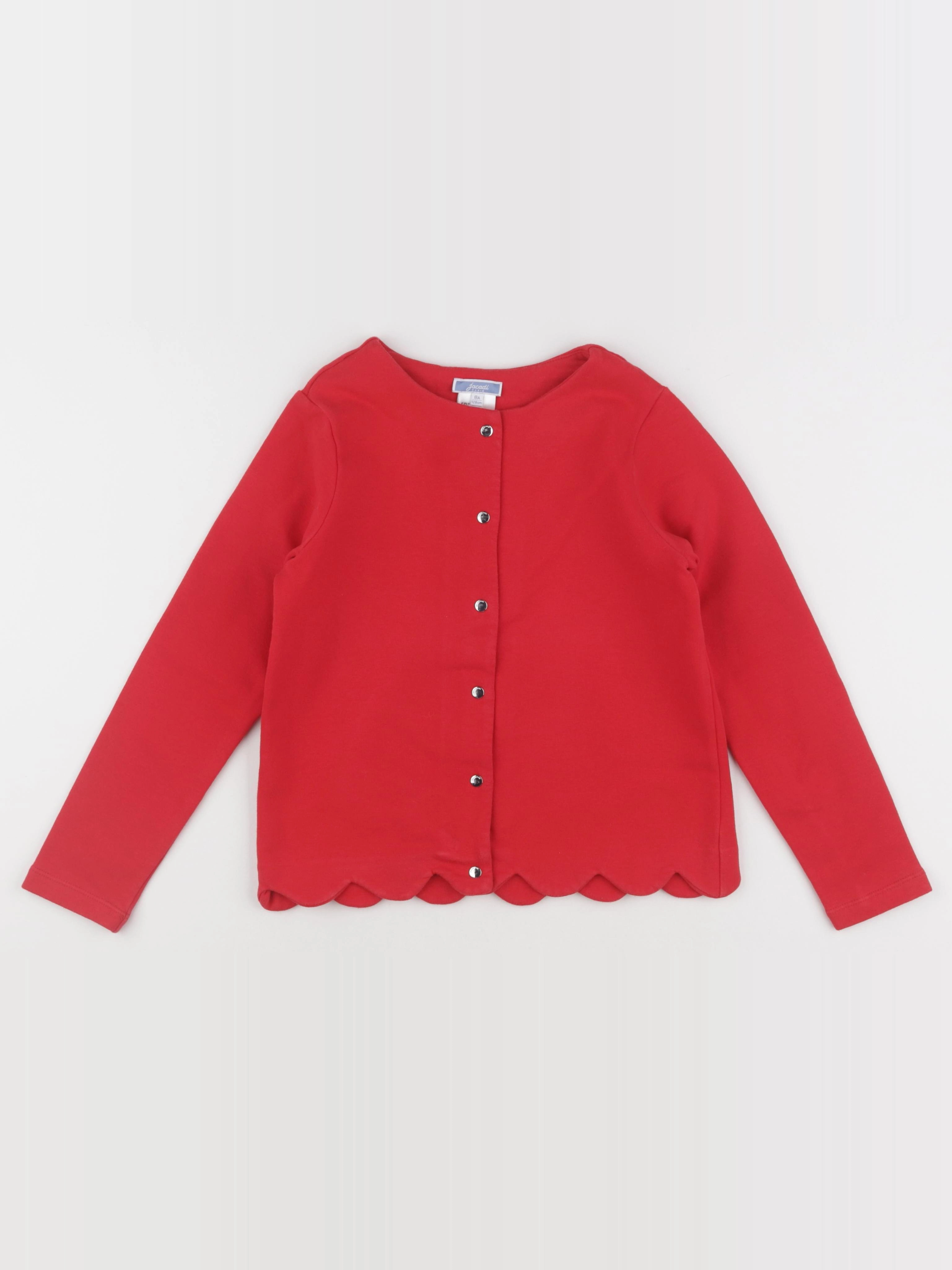 Jacadi - sweat rouge - 8 ans
