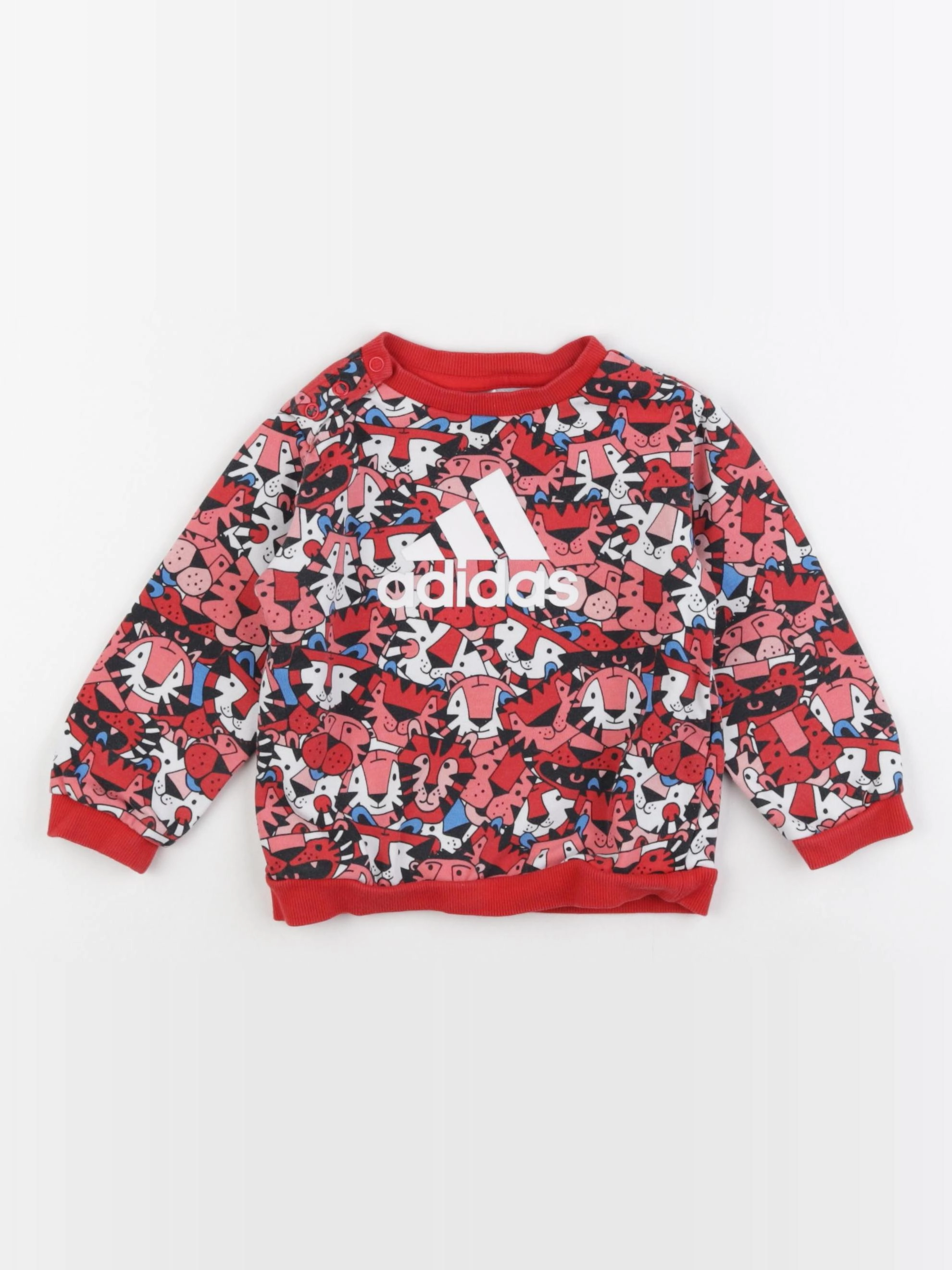 Adidas - sweat multicolore - 9/12 mois