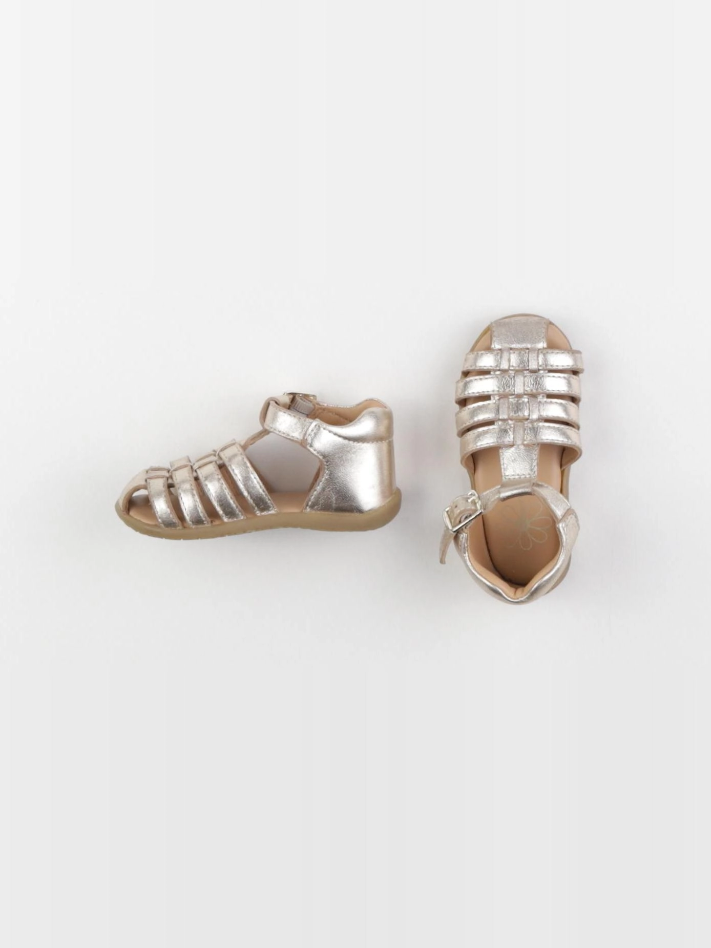 Vertbaudet - sandales bronze - pointure 21