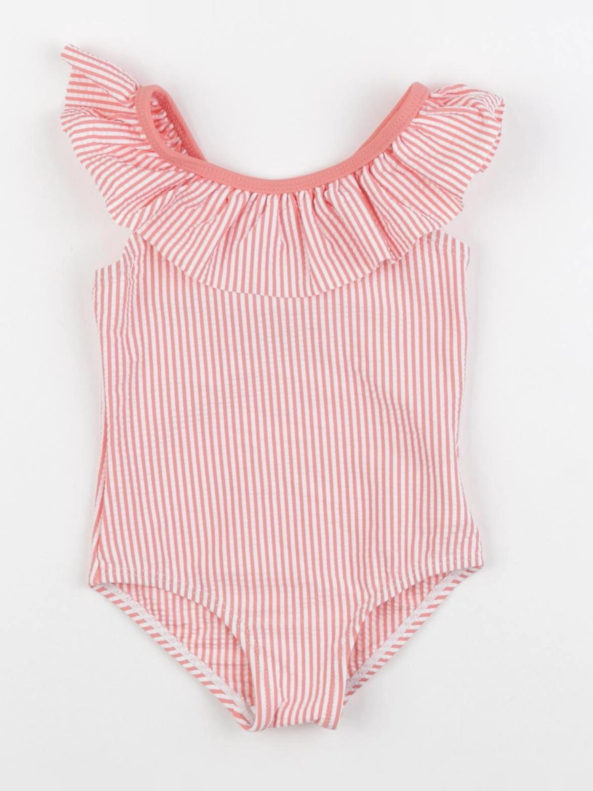 Vertbaudet - maillot de bain rose - 12 mois