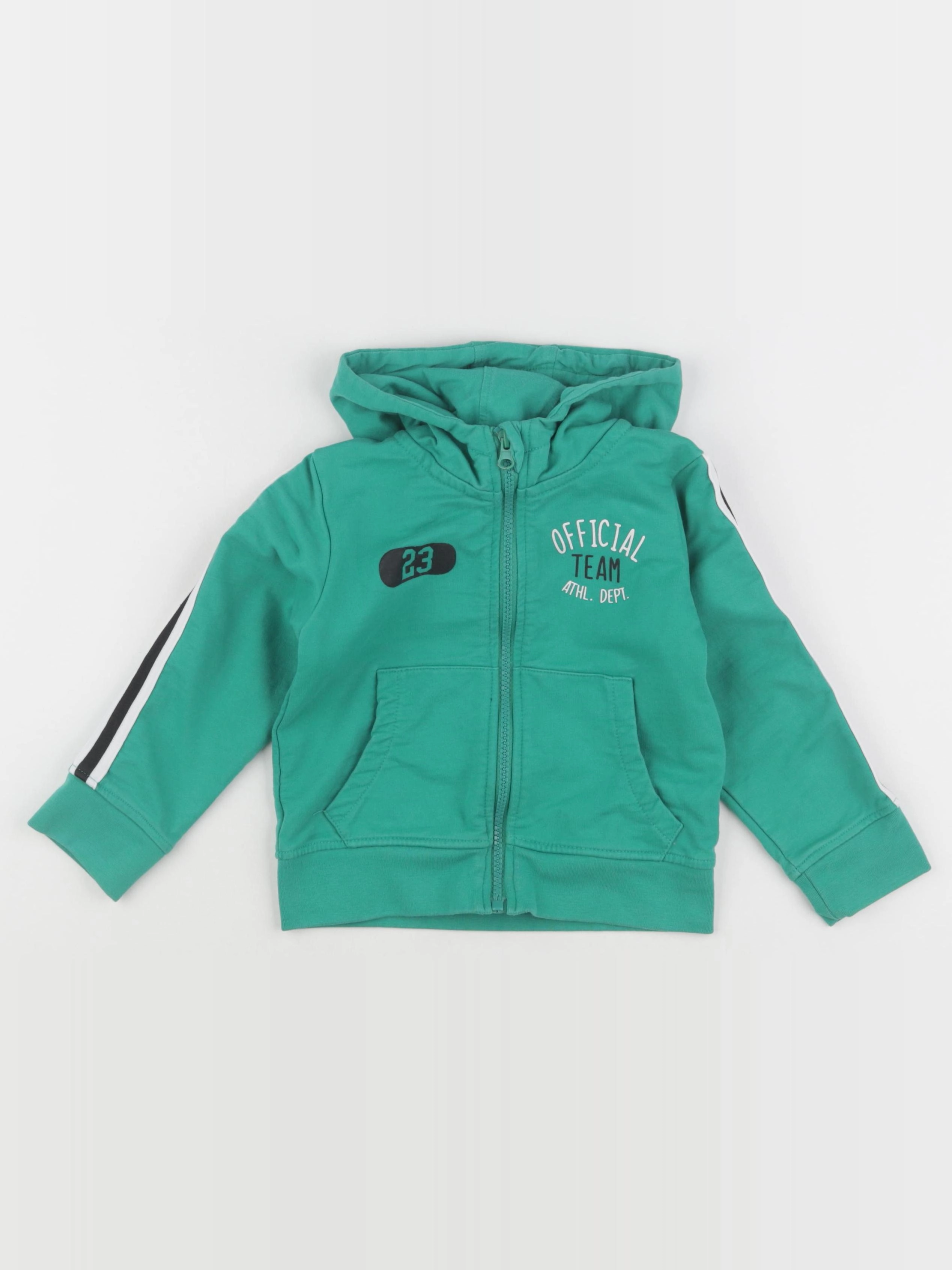 Vertbaudet - sweat vert - 4 ans