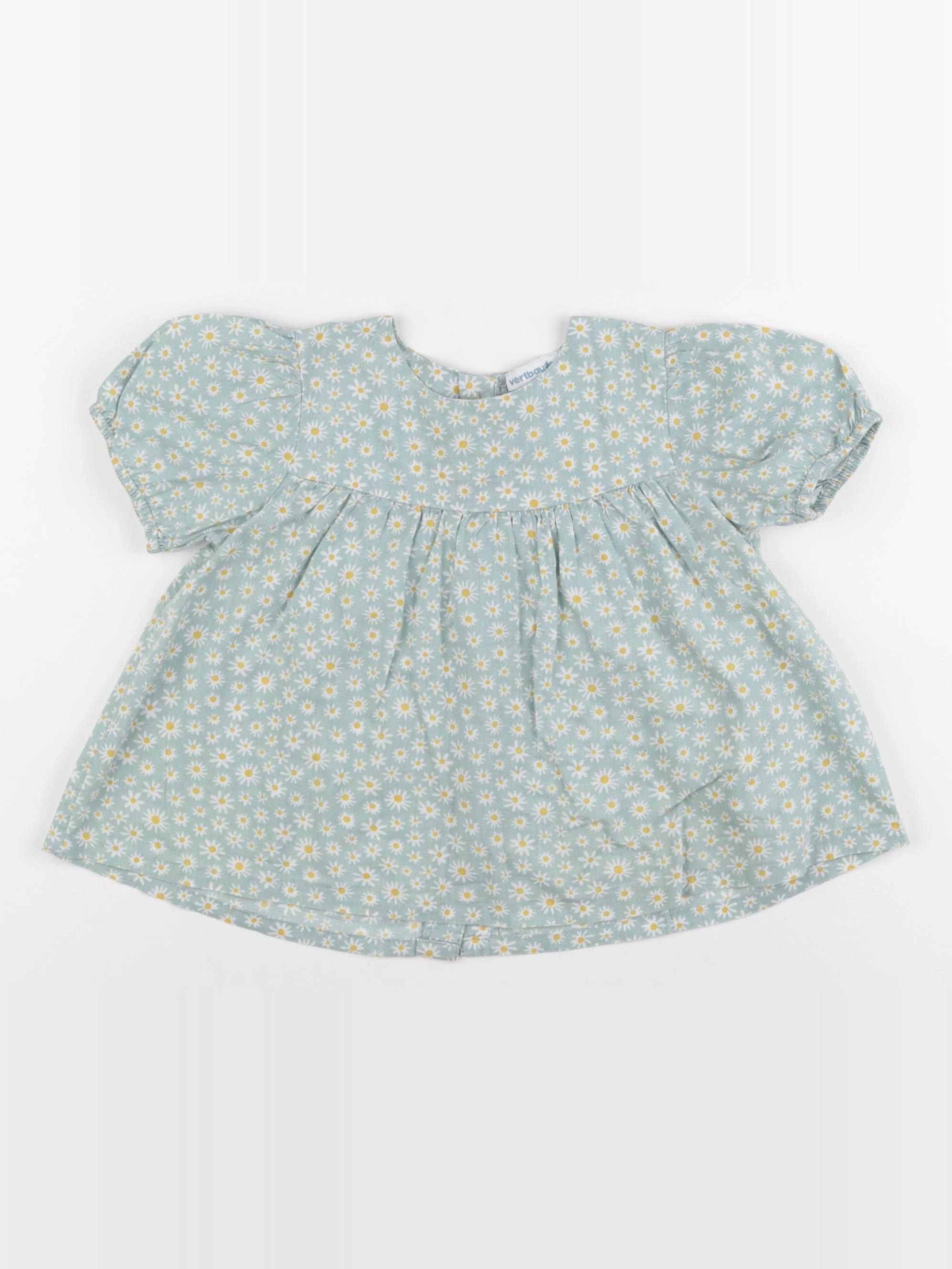 Vertbaudet - blouse vert - 2 ans