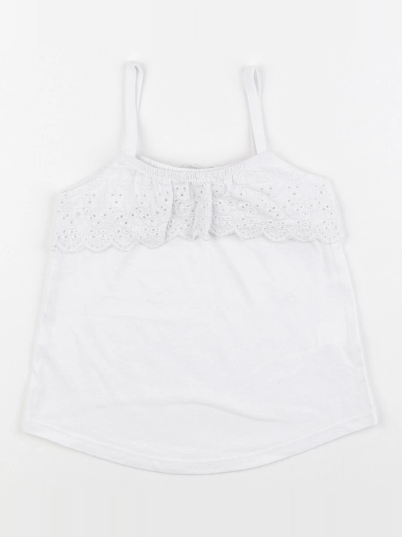 Vertbaudet - débardeur blanc - 2 ans