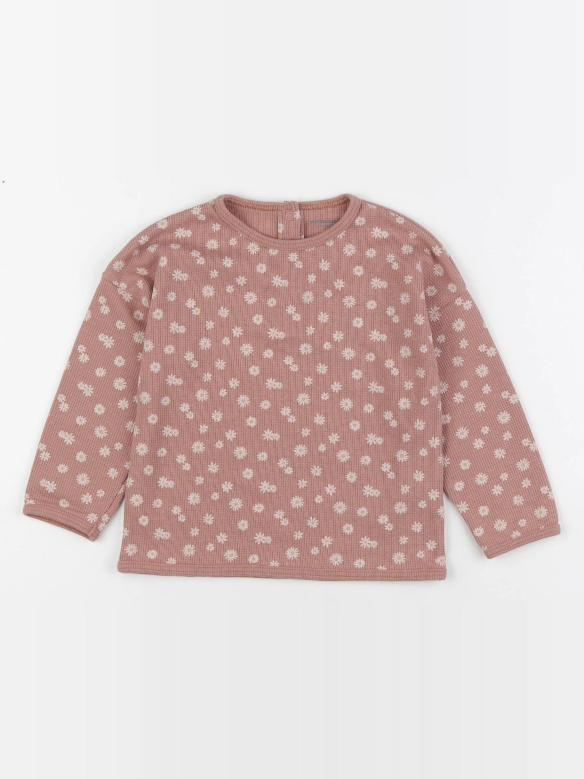 Vertbaudet - tee-shirt rose - 2 ans