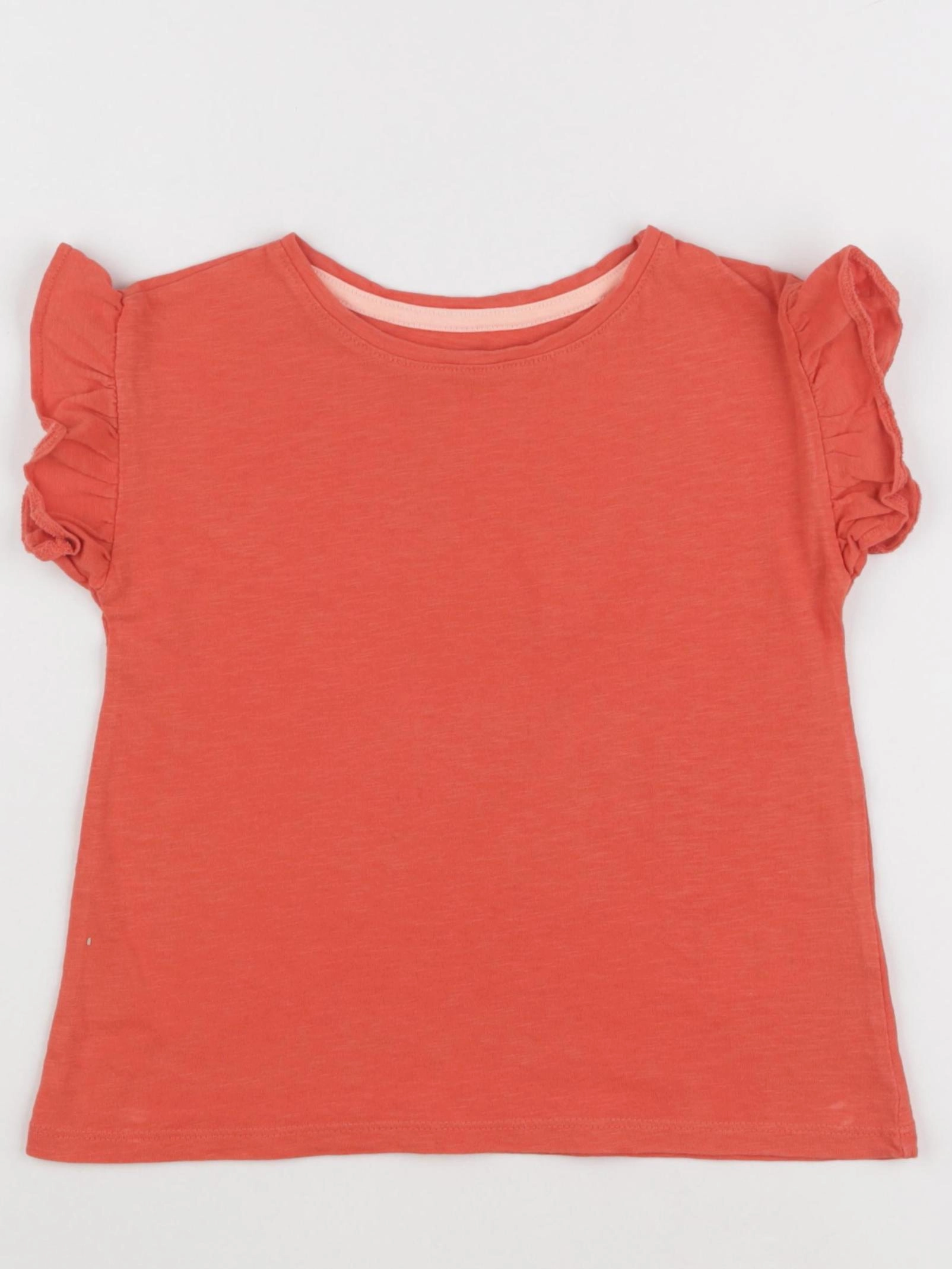Vertbaudet - tee-shirt rouge - 5 ans