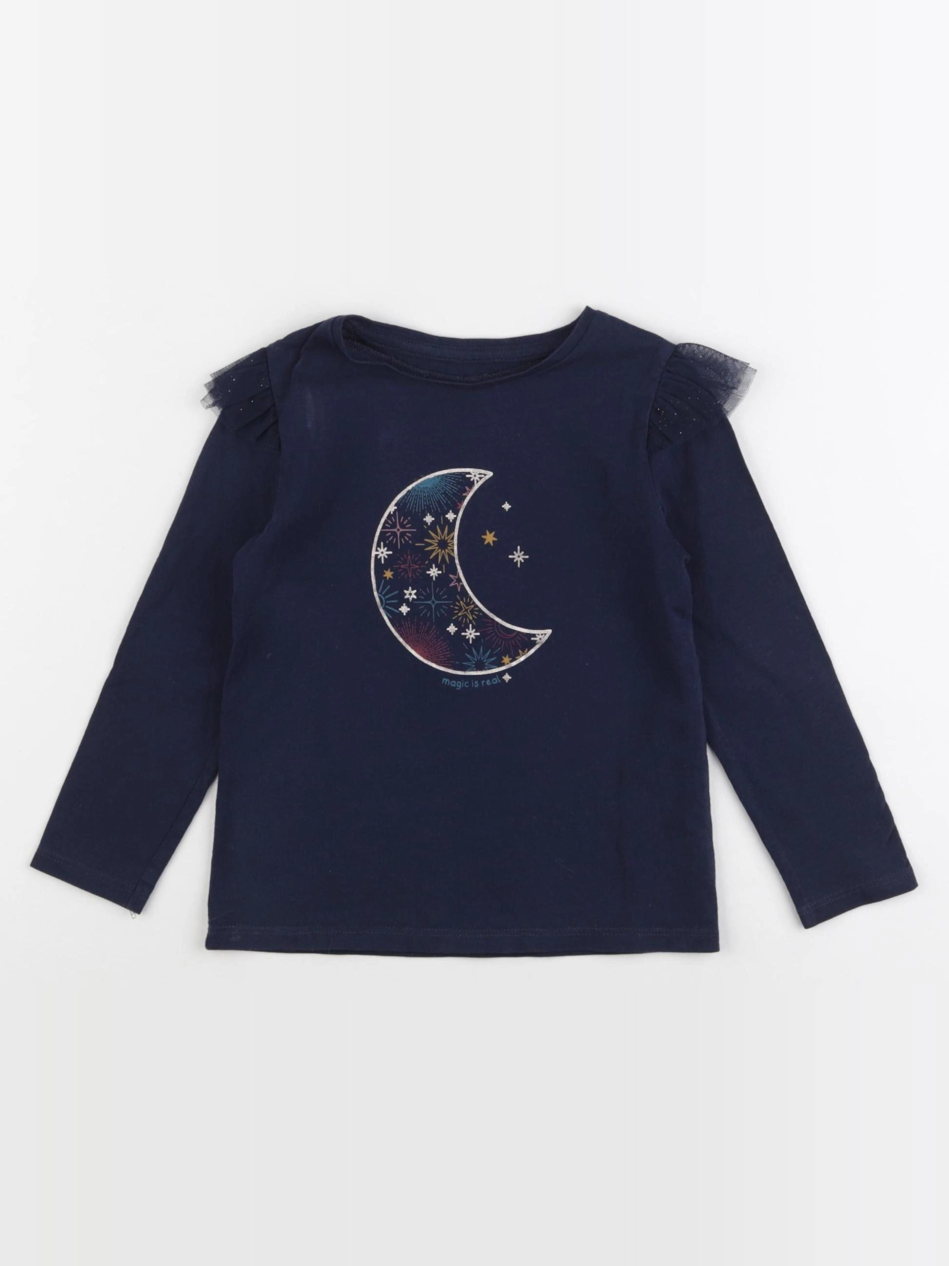Vertbaudet - tee-shirt bleu - 3 ans