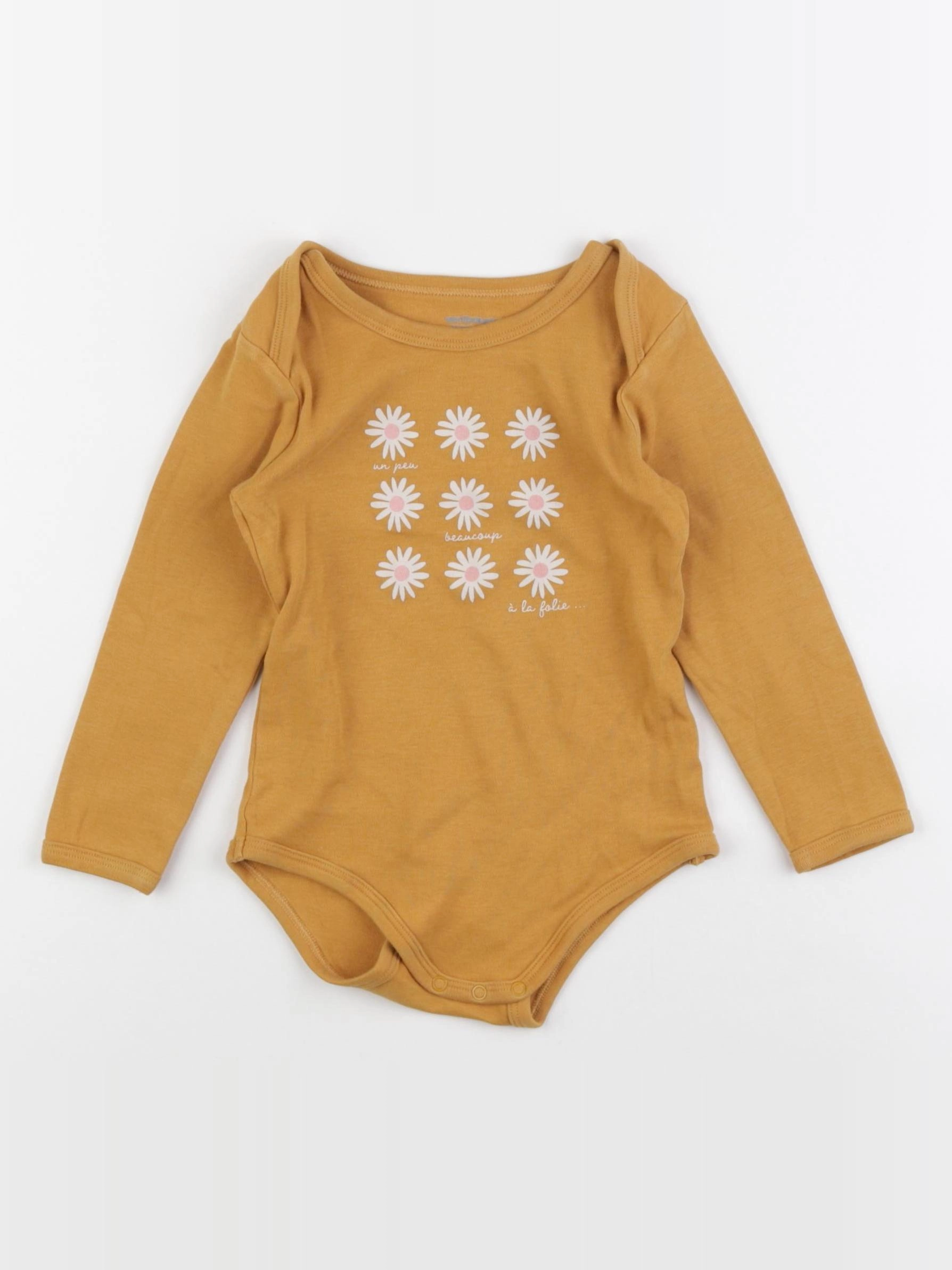 Vertbaudet - body jaune - 3 ans