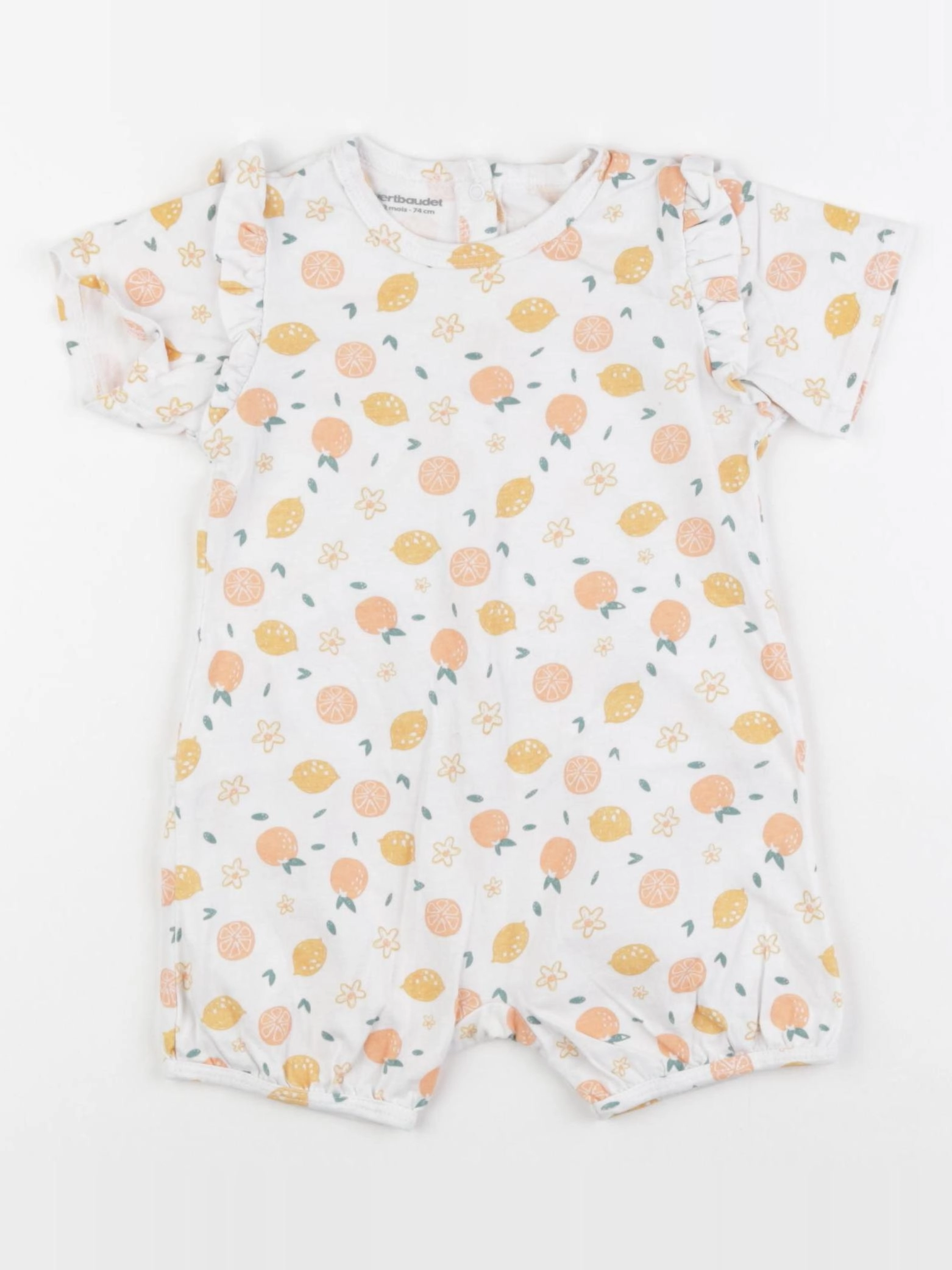 Vertbaudet - pyjama coton multicolore - 12 mois