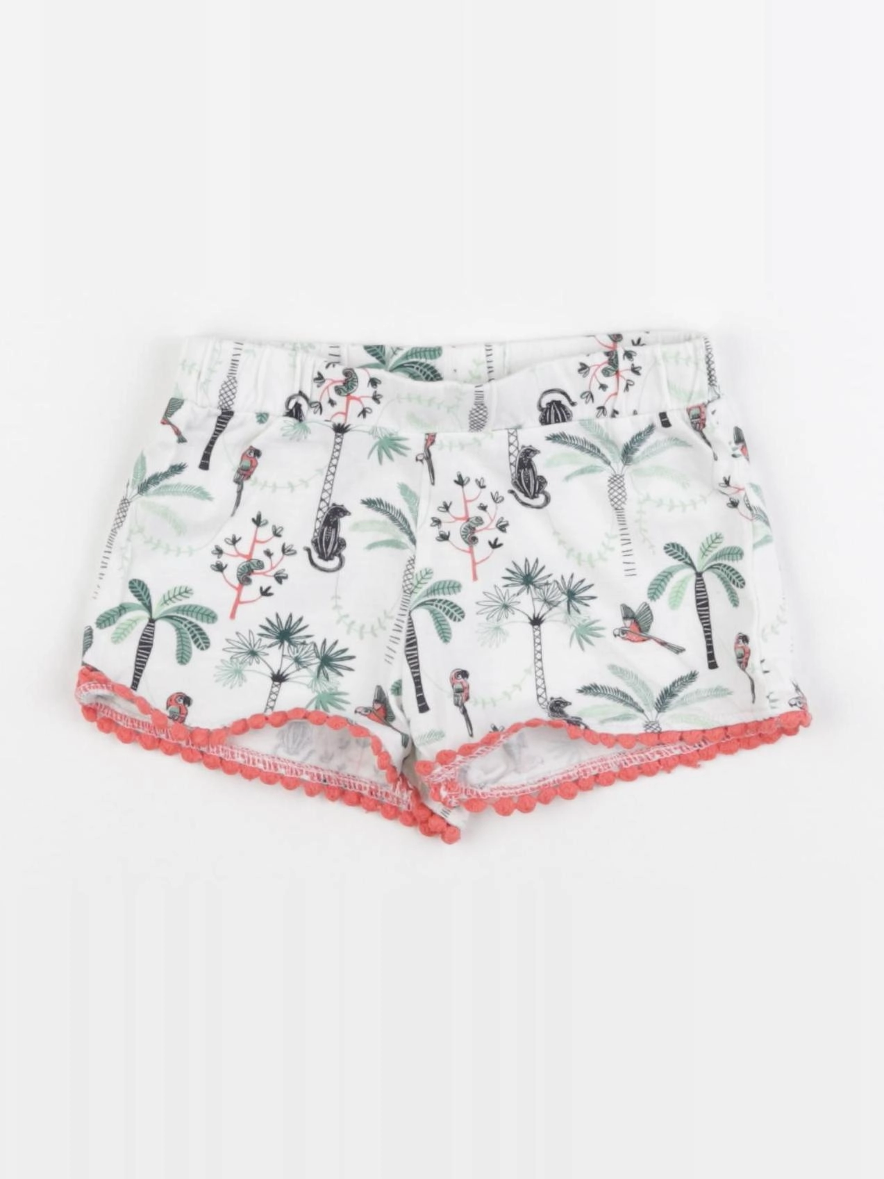 Vertbaudet - short multicolore - 2 ans