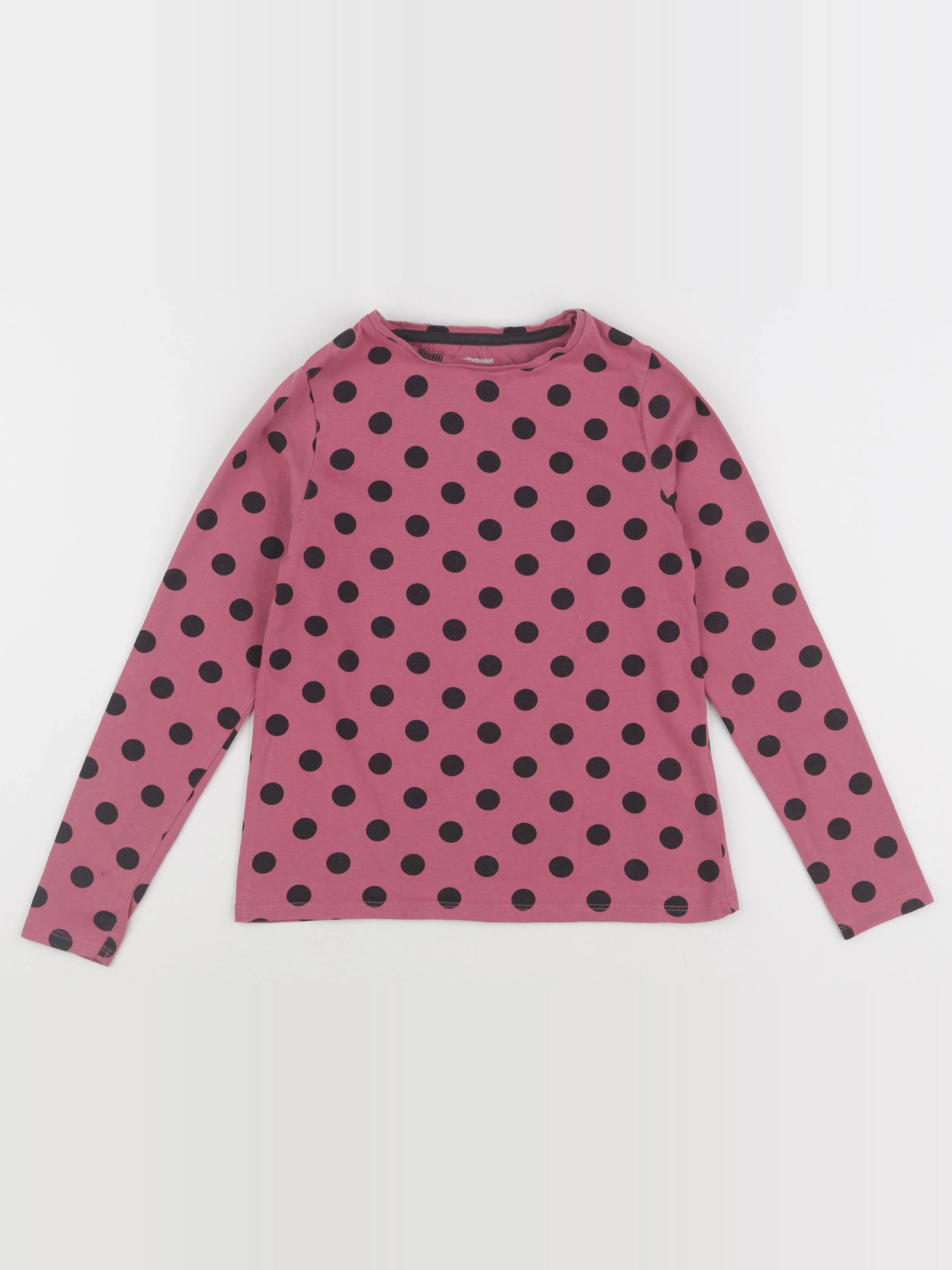 Vertbaudet - tee-shirt rose, noir - 8 ans