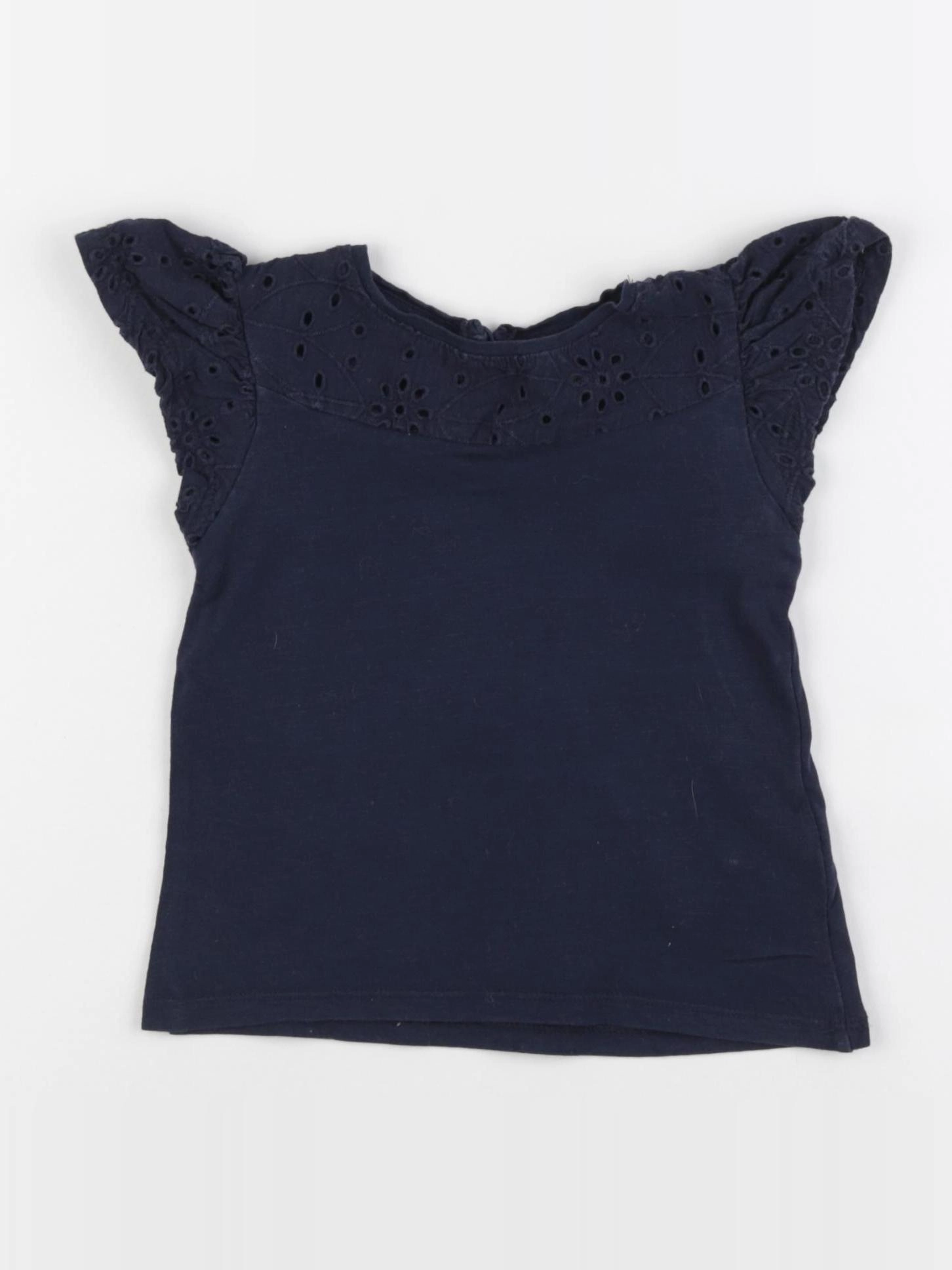 Vertbaudet - tee-shirt bleu - 2 ans