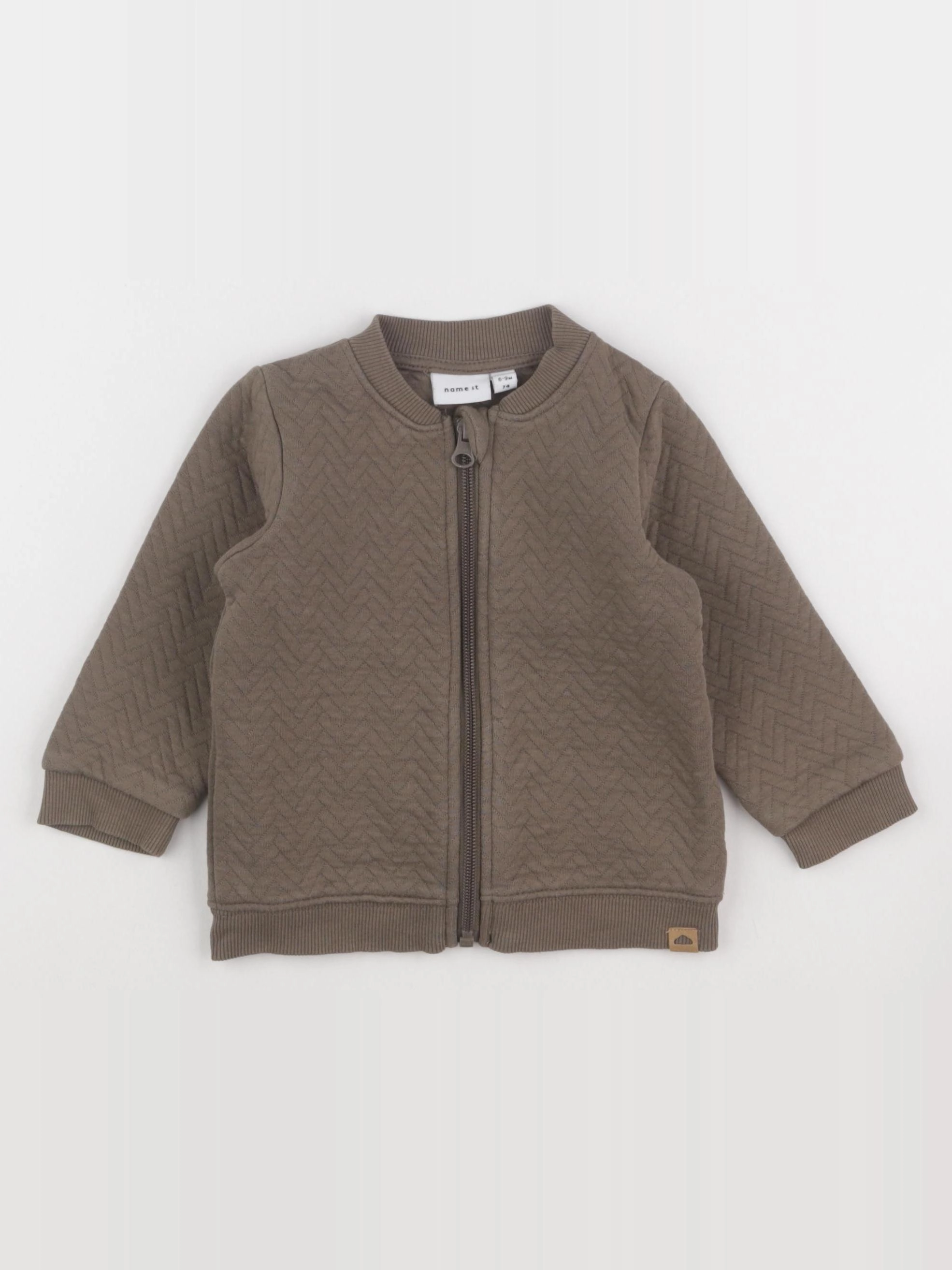 Name it - sweat marron - 6/9 mois