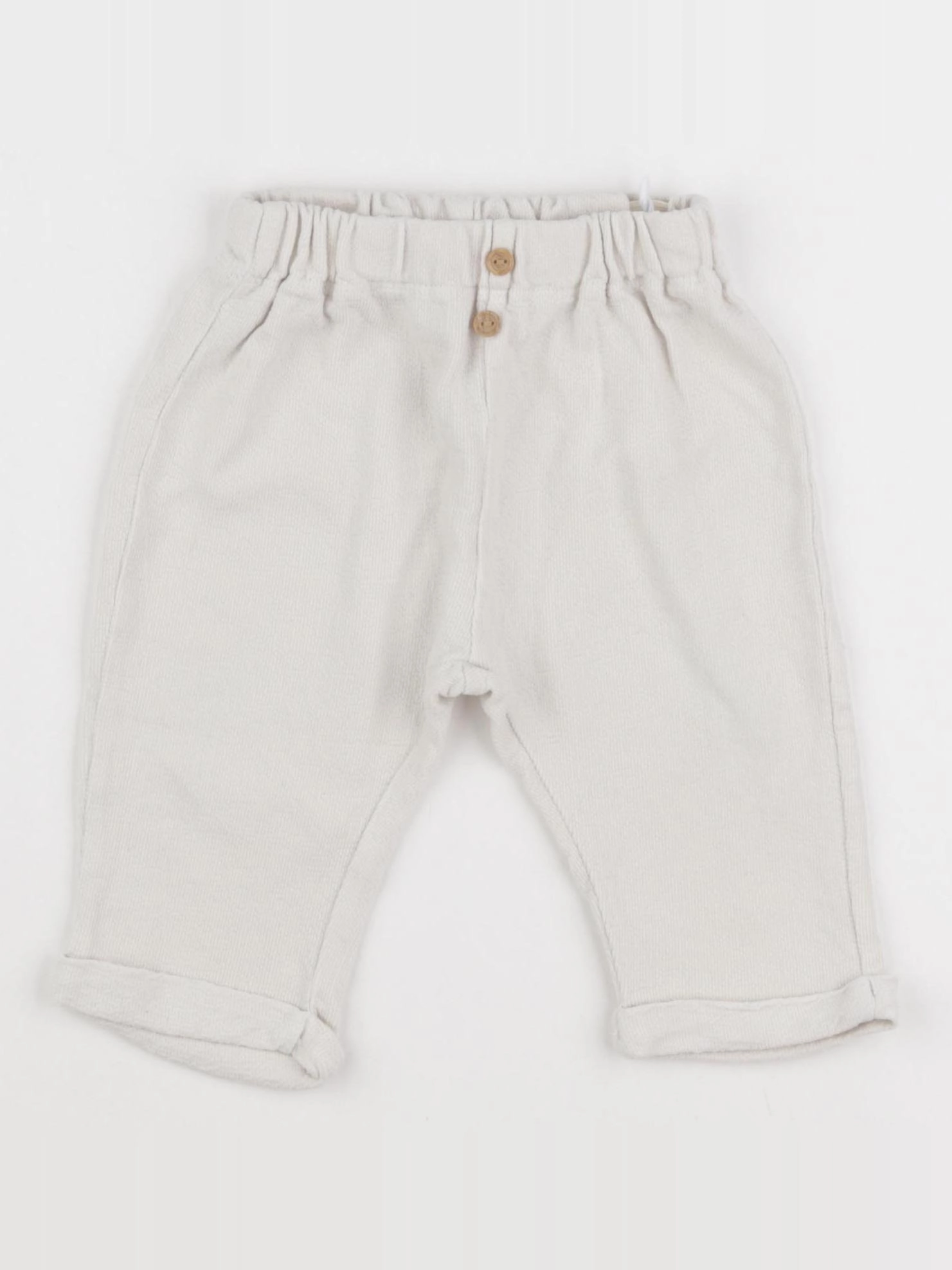 H&M - pantalon beige - 3/6 mois