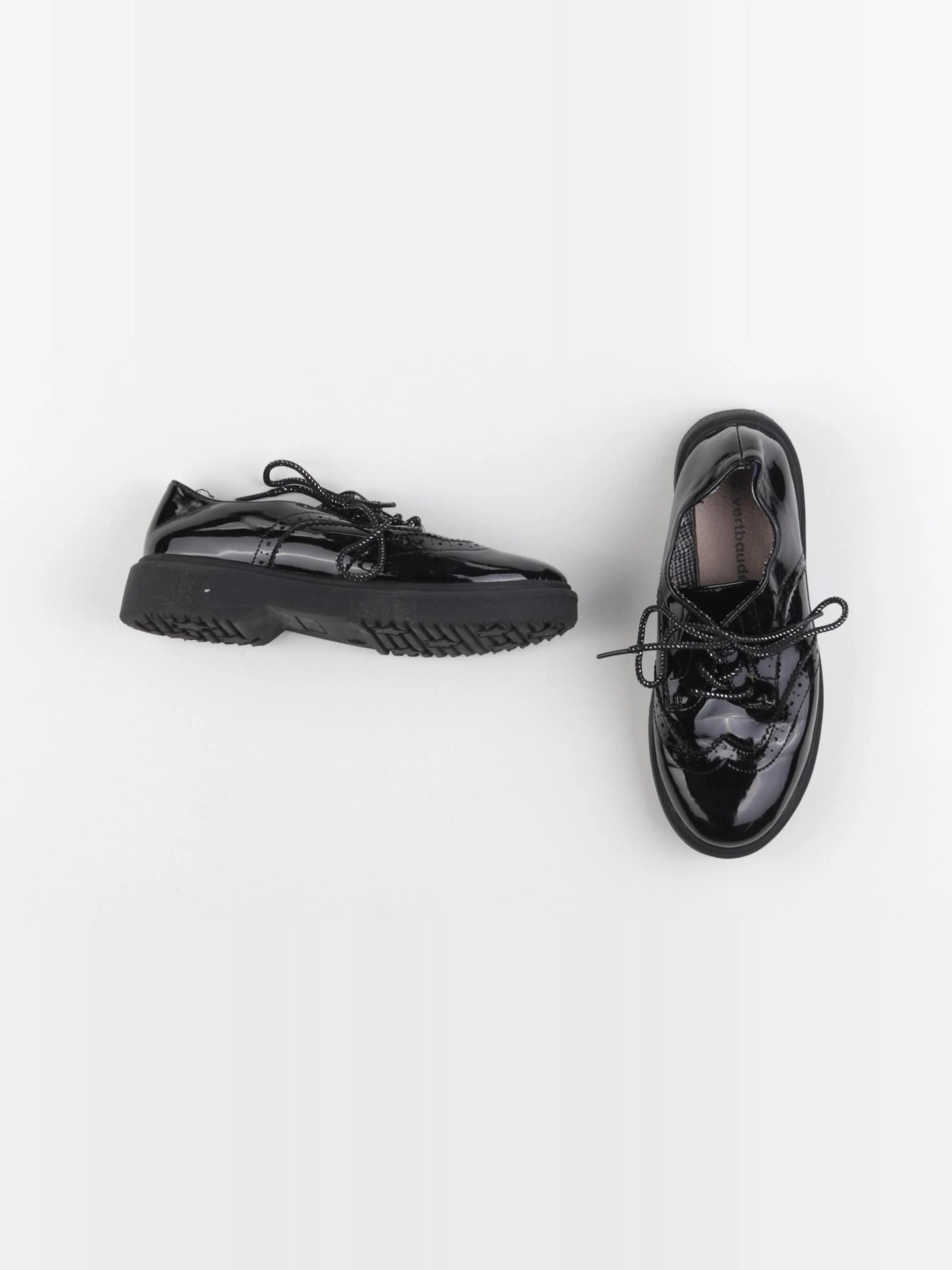 Vertbaudet - derbies noir - pointure 34