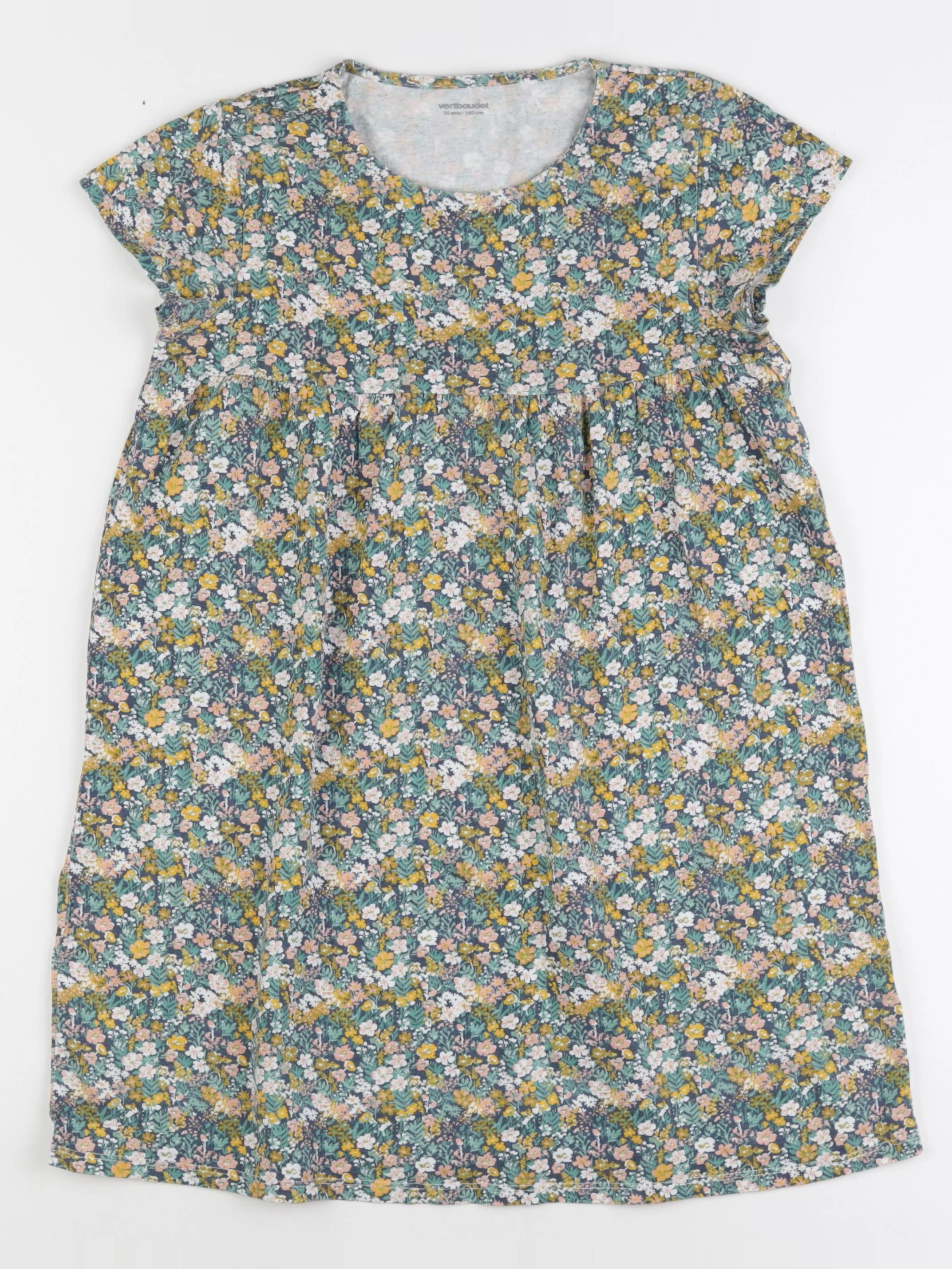 Vertbaudet - robe multicolore - 10 ans