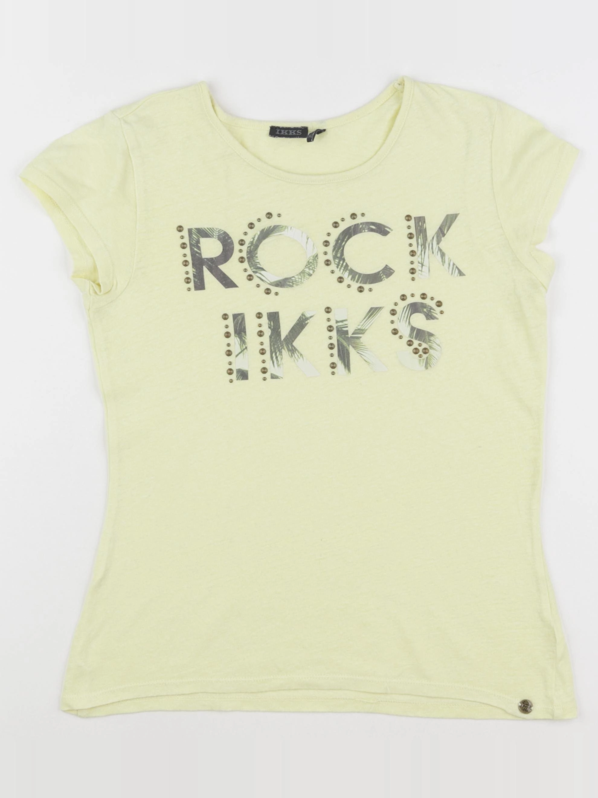 IKKS - tee-shirt jaune - 10 ans