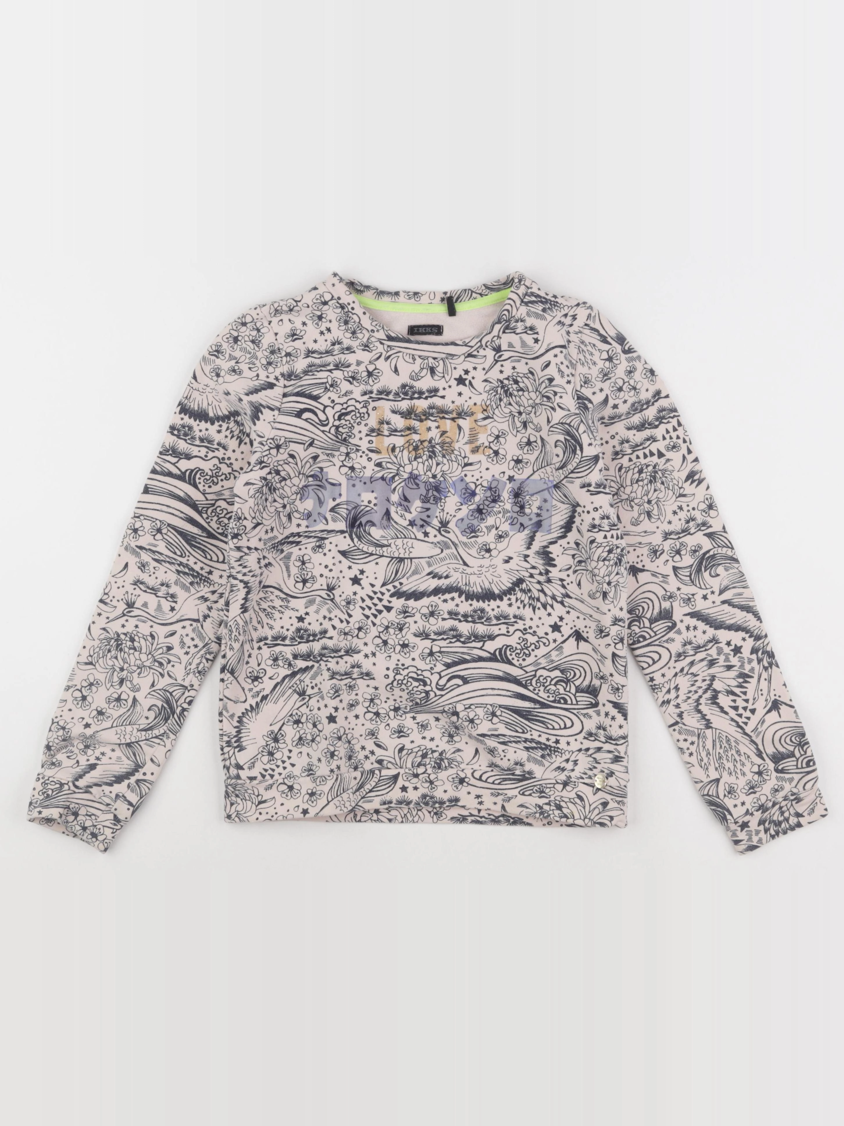 IKKS - sweat rose - 10 ans