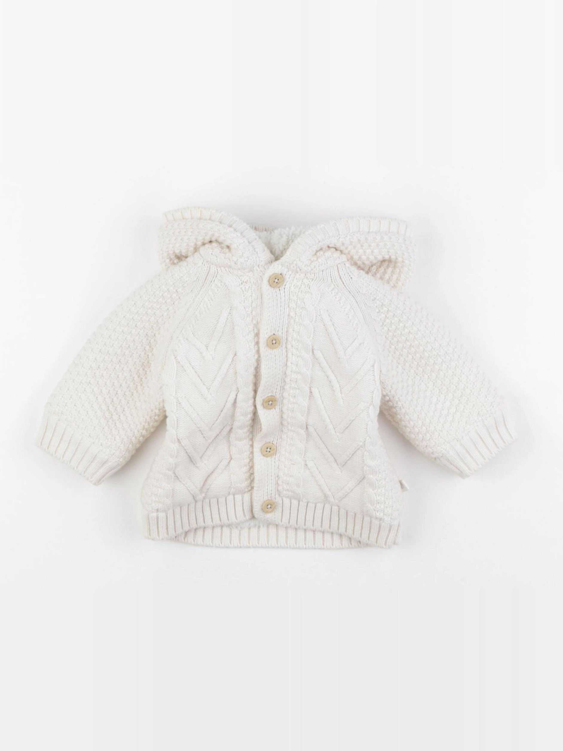Cadet Rousselle - gilet beige - 3 mois