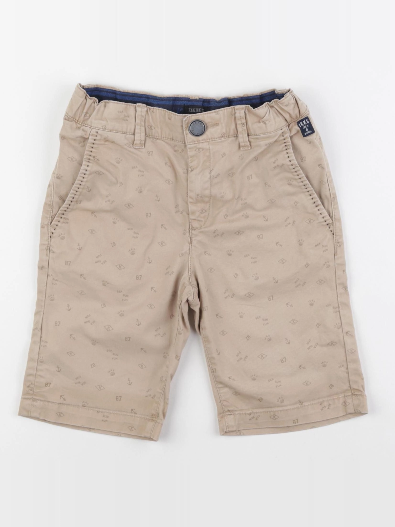 IKKS - short beige - 8 ans