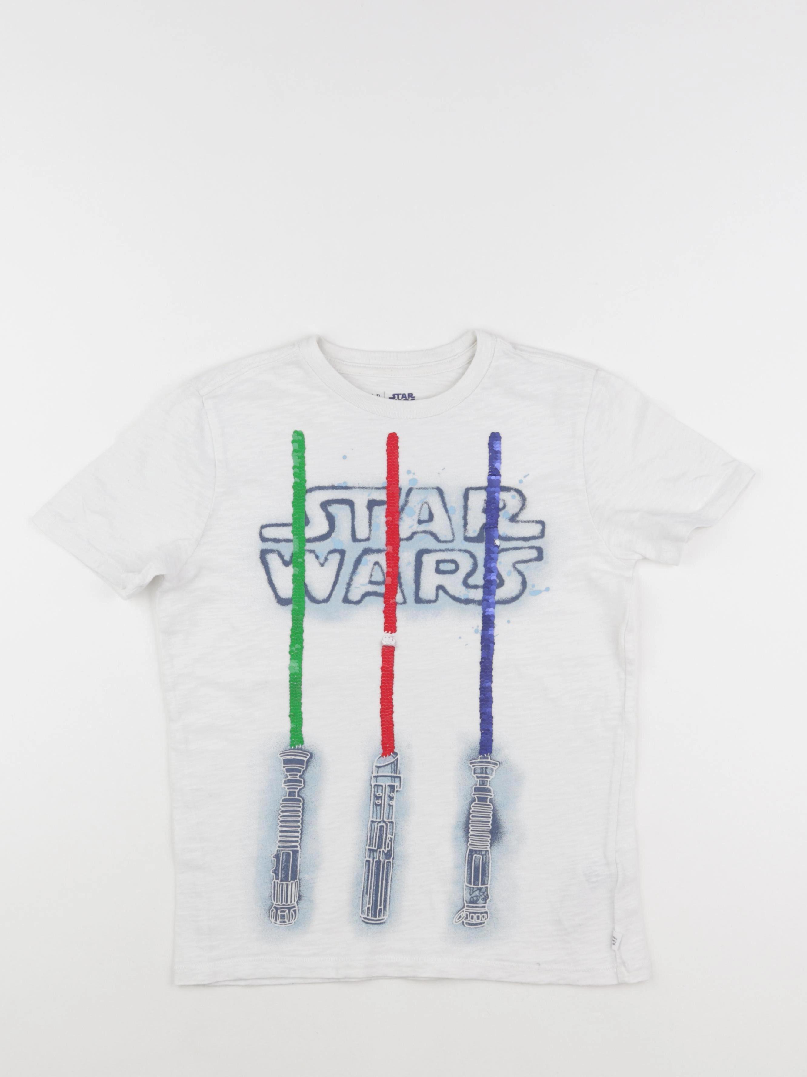 GAP - tee-shirt blanc - 8/9 ans