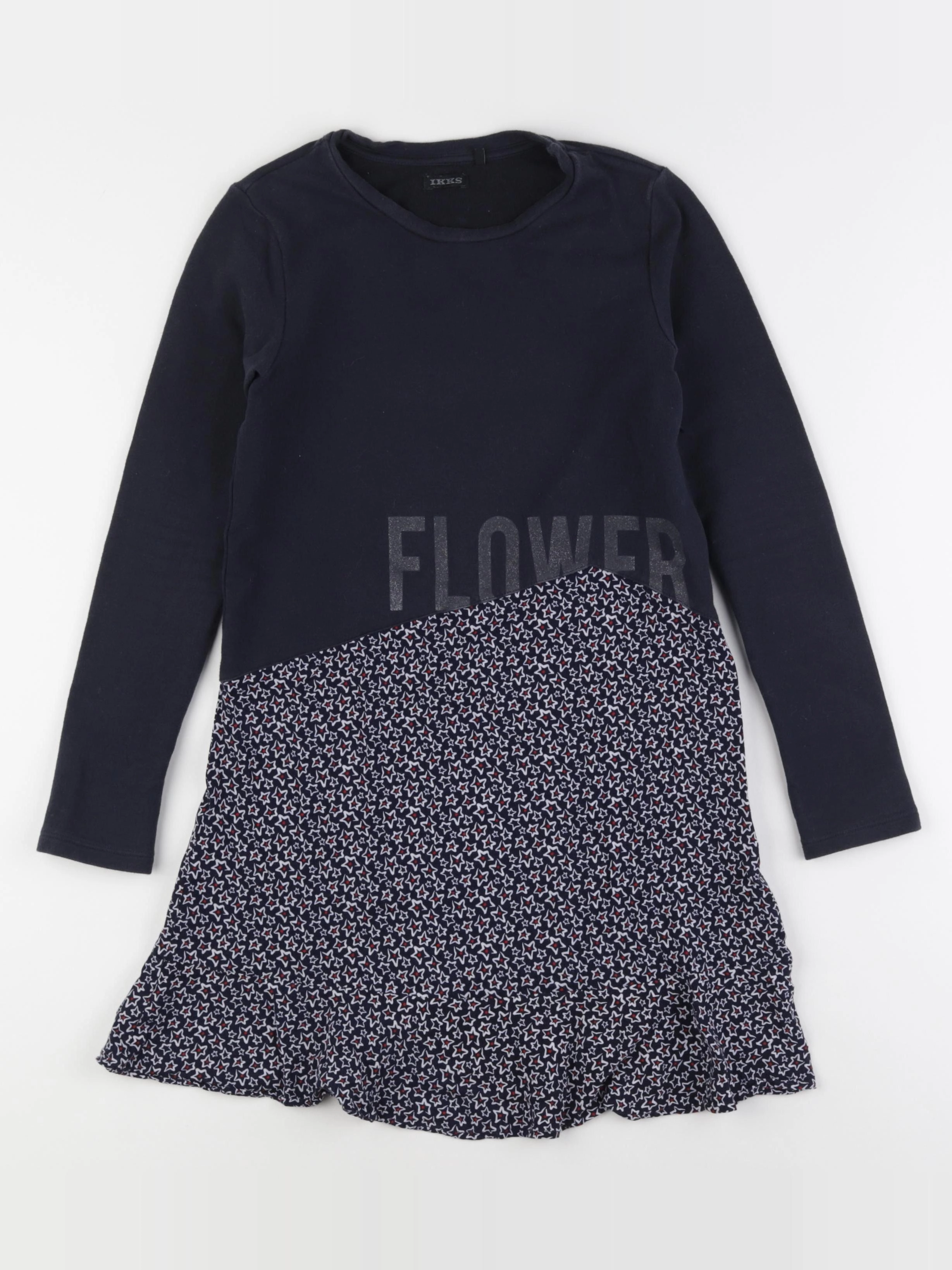 IKKS - robe bleu - 10 ans