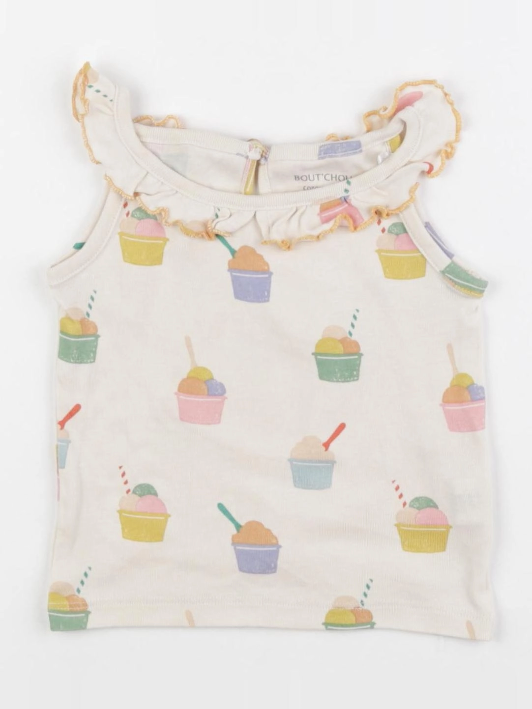Boutchou - débardeur multicolore - 12 mois