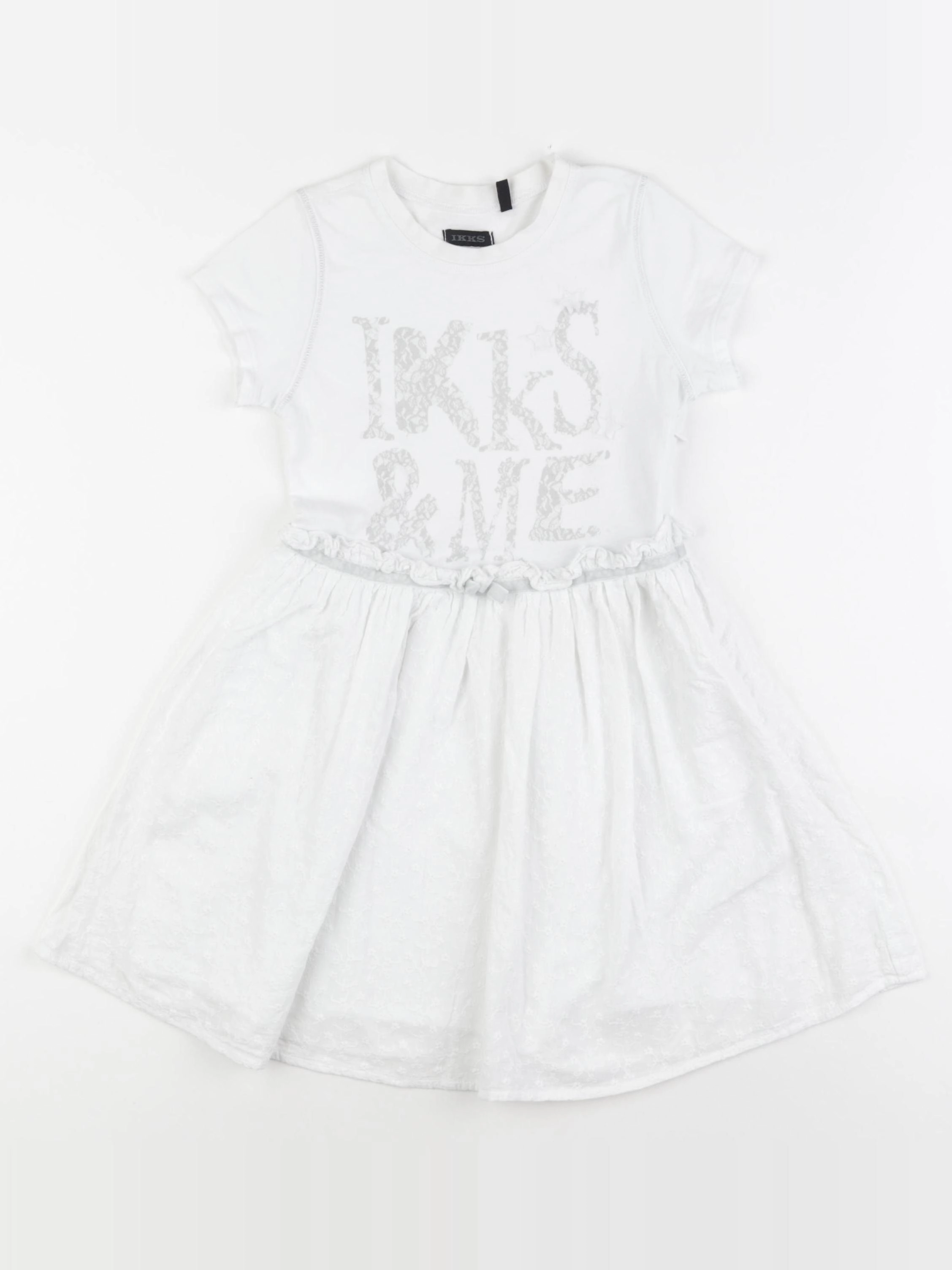 IKKS - robe blanc - 5 ans