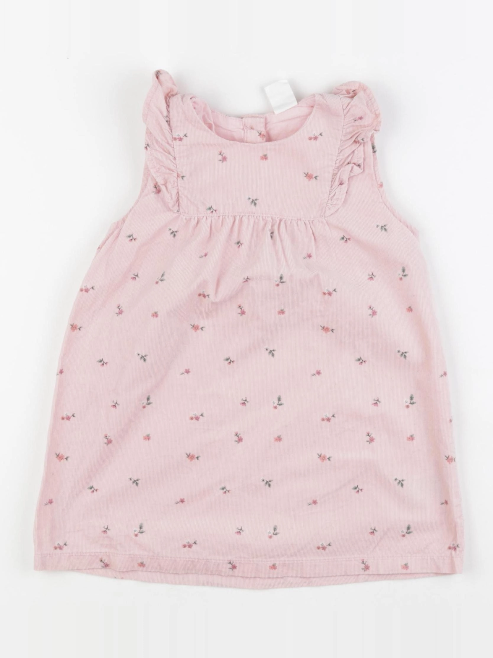 H&M - robe rose - 12/18 mois